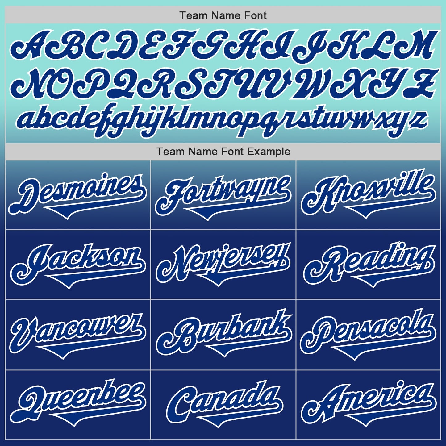 Custom Ice Blue Royal-White Authentic Fade Fashion Baseball Jersey view 4