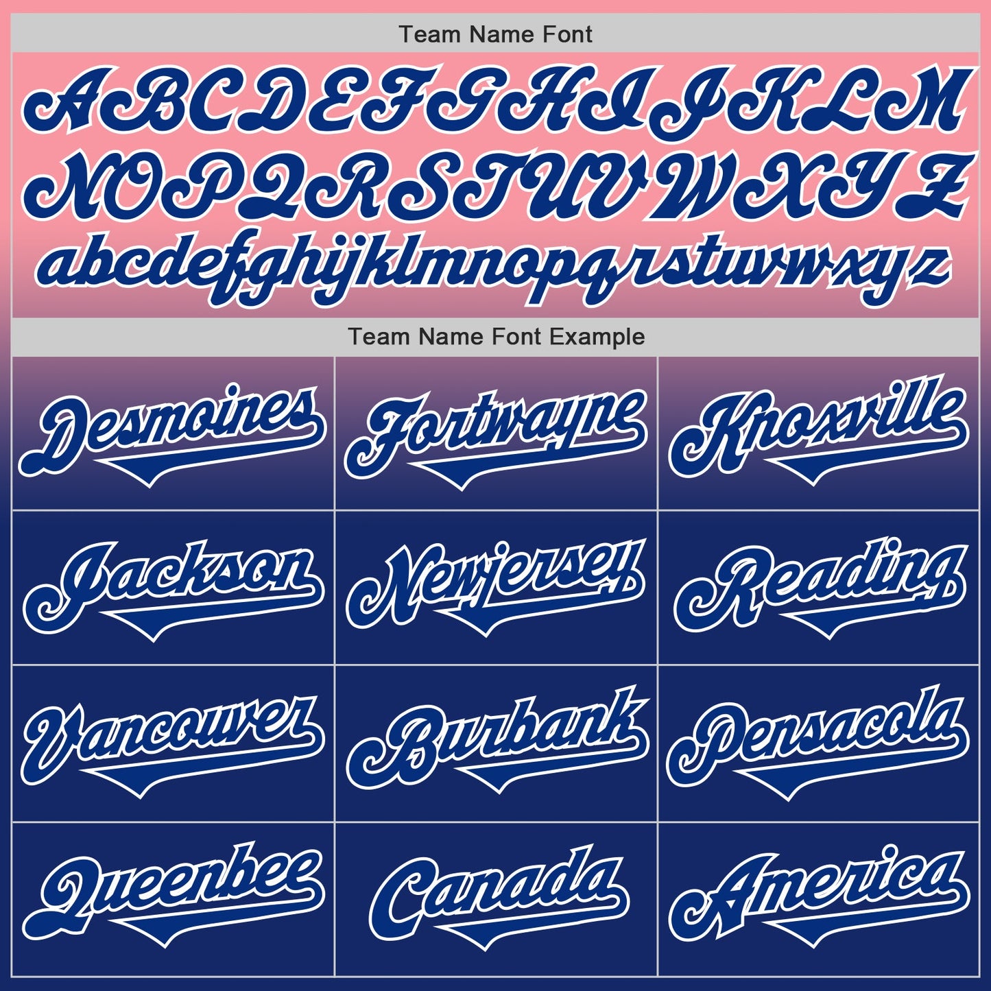 Custom Medium Pink Royal-White Authentic Fade Fashion Baseball Jersey view 4