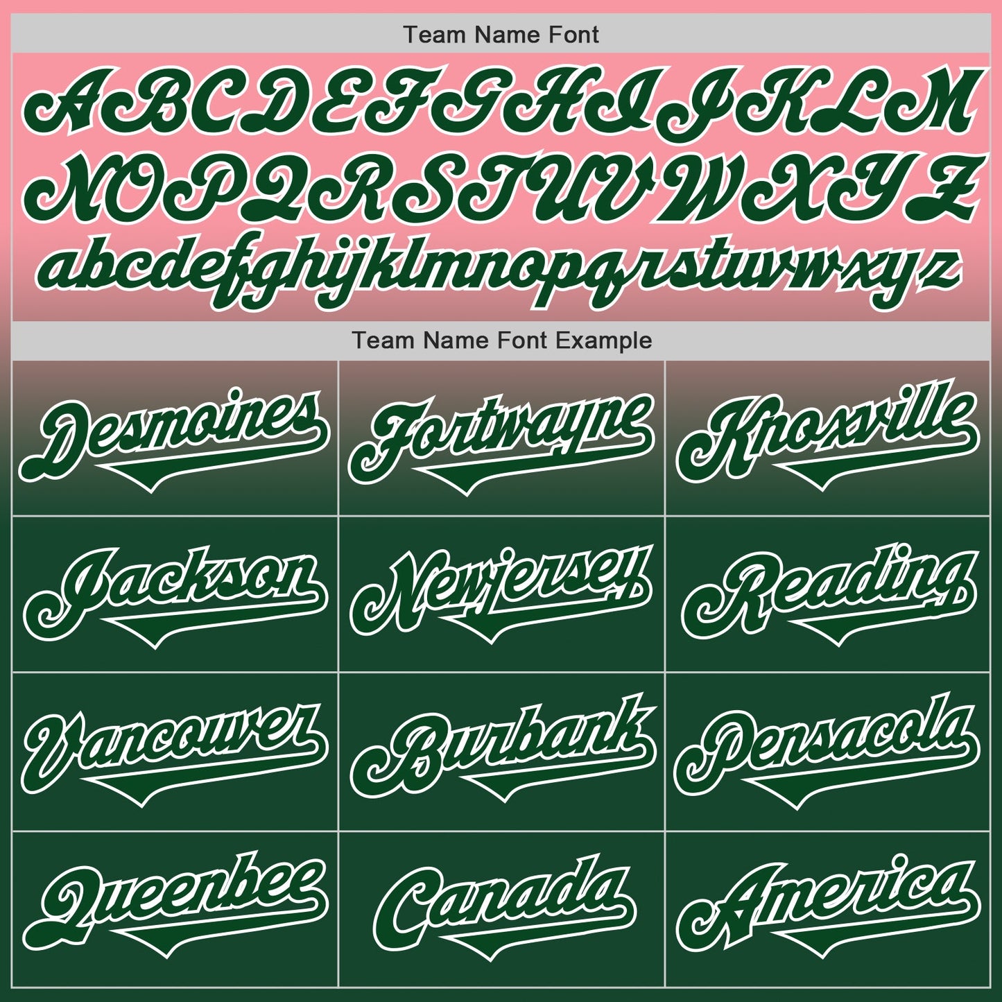Custom Medium Pink Green-White Authentic Fade Fashion Baseball Jersey view 4