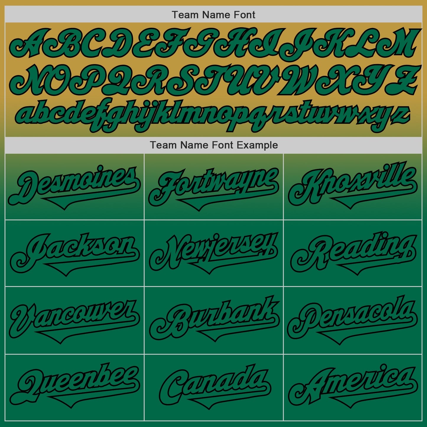 Custom Old Gold Kelly Green-Black Authentic Fade Fashion Baseball Jersey view 4