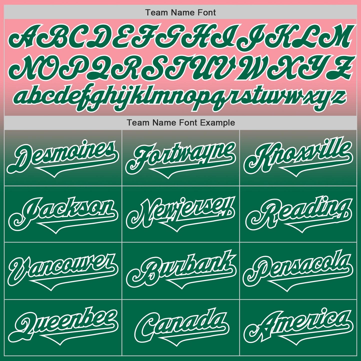 Custom Medium Pink Kelly Green-White Authentic Fade Fashion Baseball Jersey view 4