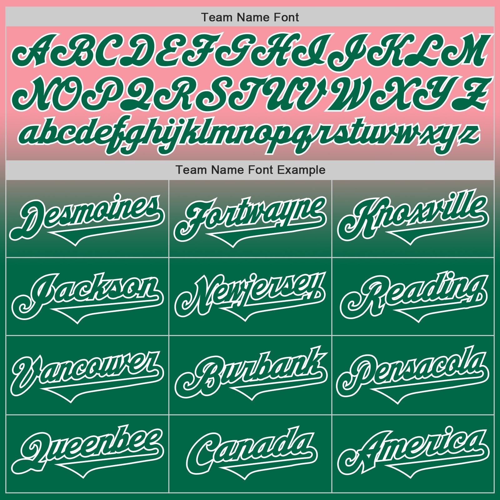 Custom Medium Pink Kelly Green-White Authentic Fade Fashion Baseball Jersey view 4