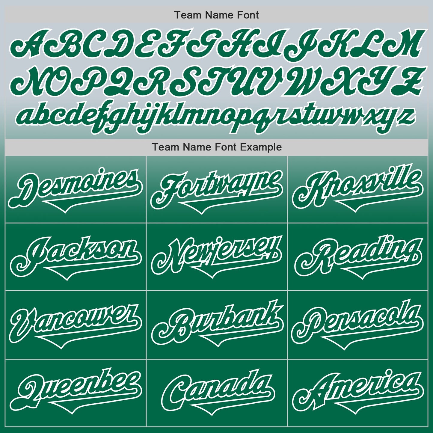 Custom Silver Kelly Green-White Authentic Fade Fashion Baseball Jersey view 4
