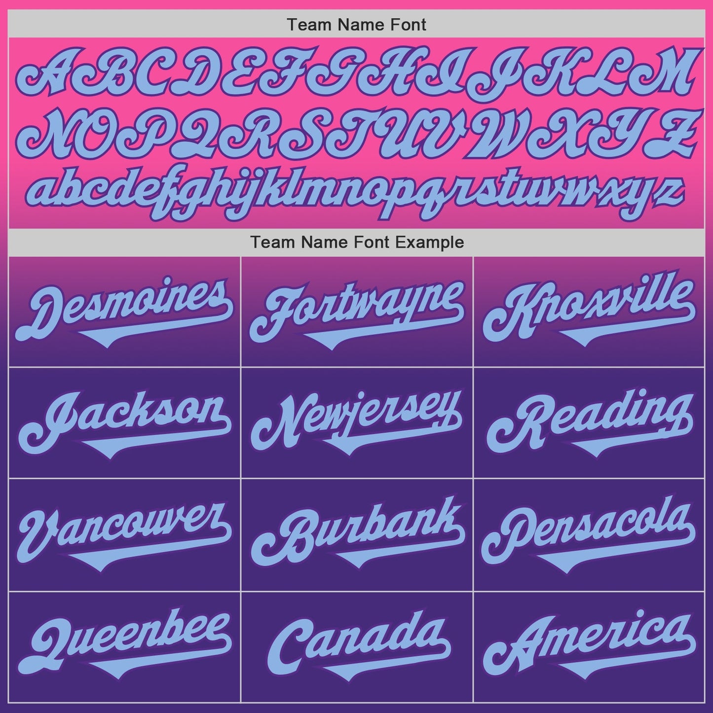 Custom Pink Light Blue-Purple Authentic Fade Fashion Baseball Jersey view 4