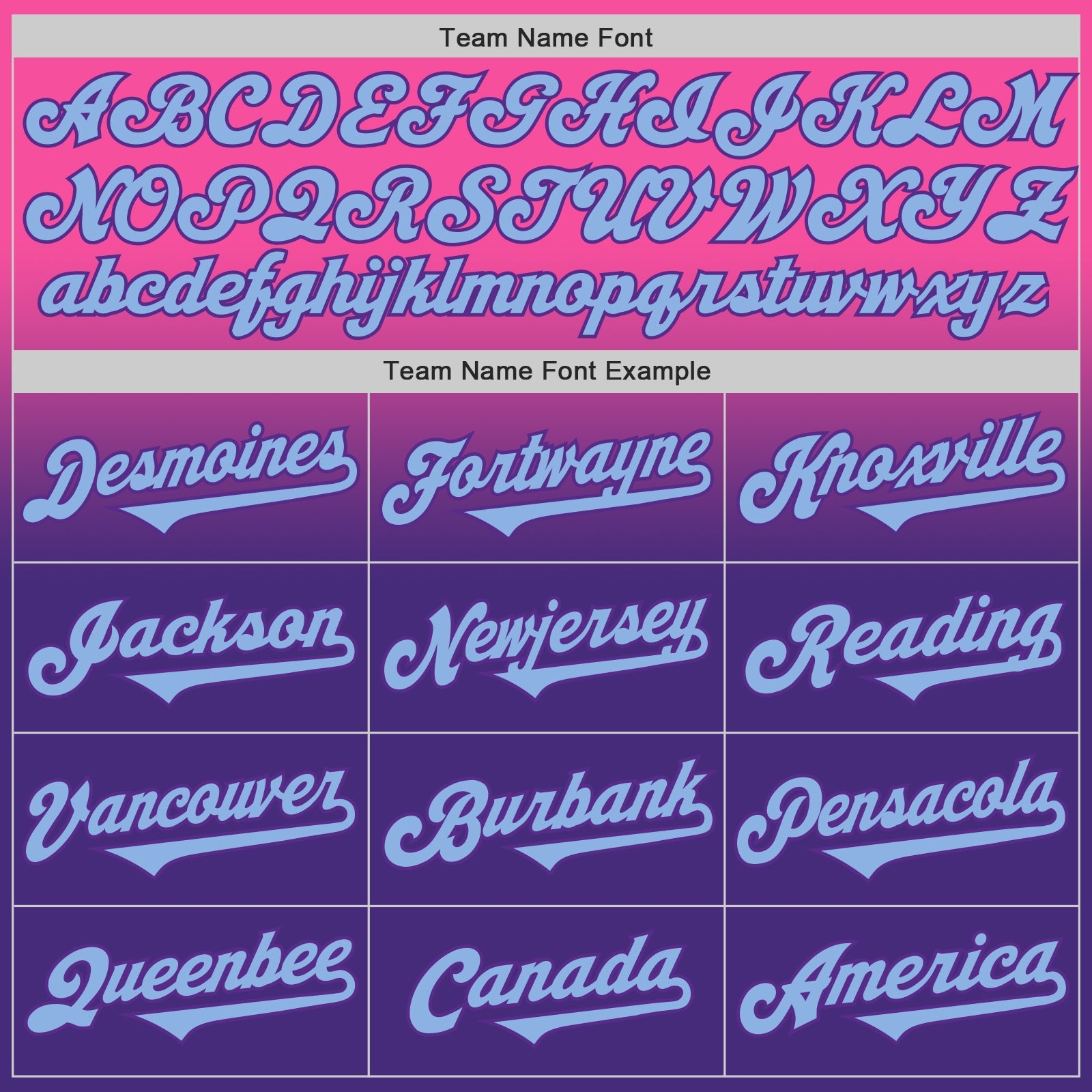 Custom Pink Light Blue-Purple Authentic Fade Fashion Baseball Jersey view 4