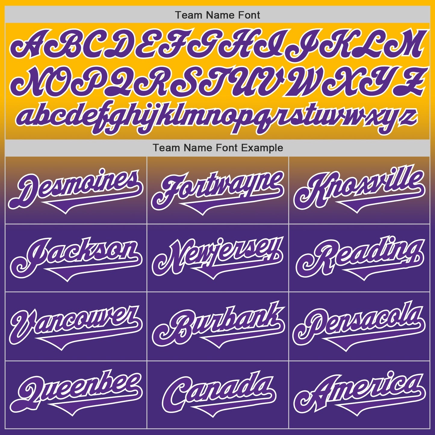 Custom Gold Purple-White Authentic Fade Fashion Baseball Jersey view 4