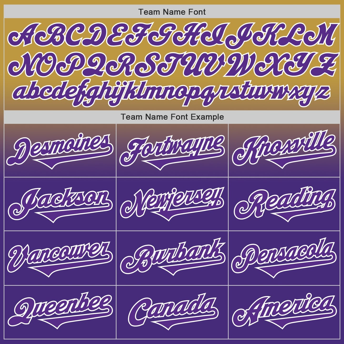 Custom Old Gold Purple-White Authentic Fade Fashion Baseball Jersey view 4