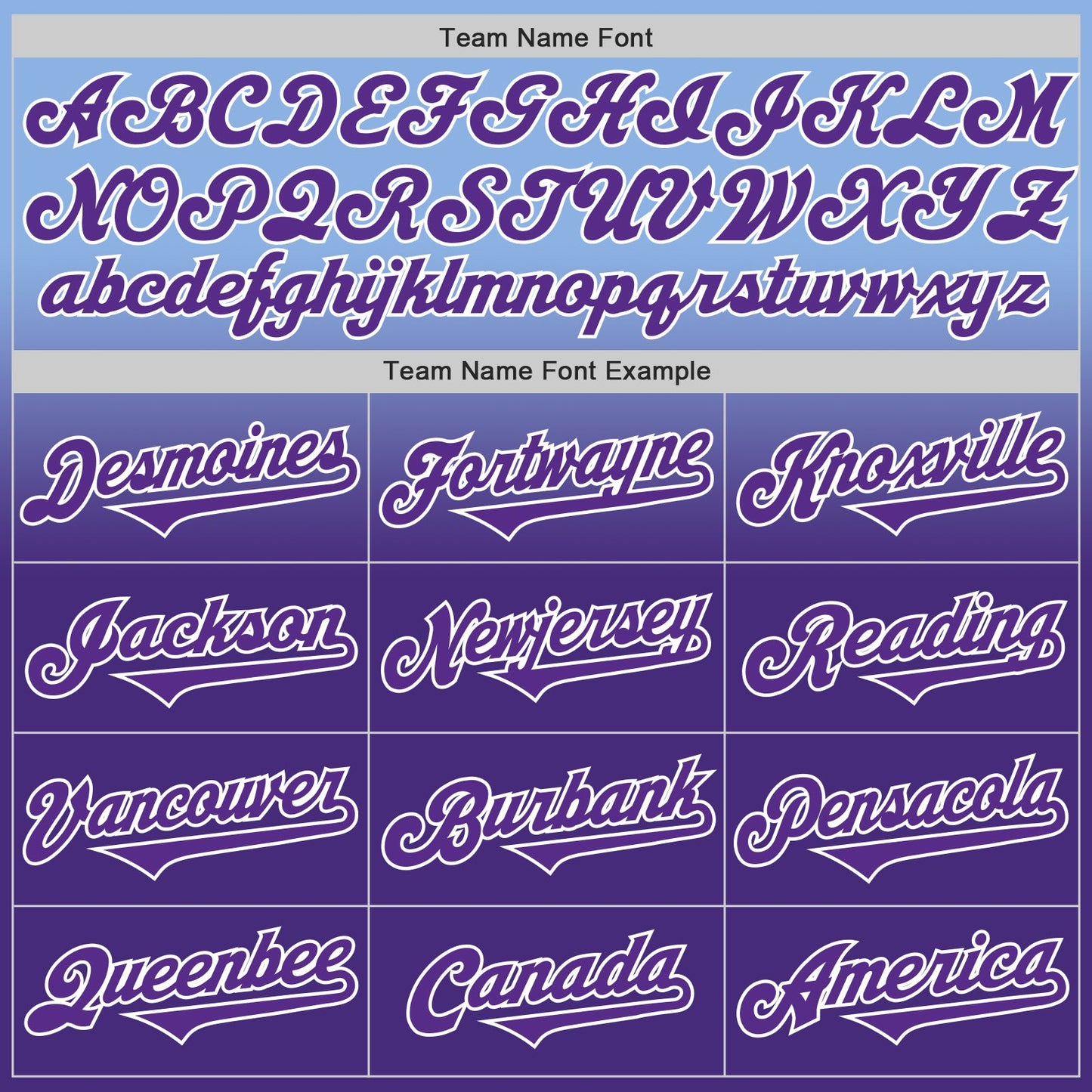 Custom Light Blue Purple-White Authentic Fade Fashion Baseball Jersey view 4