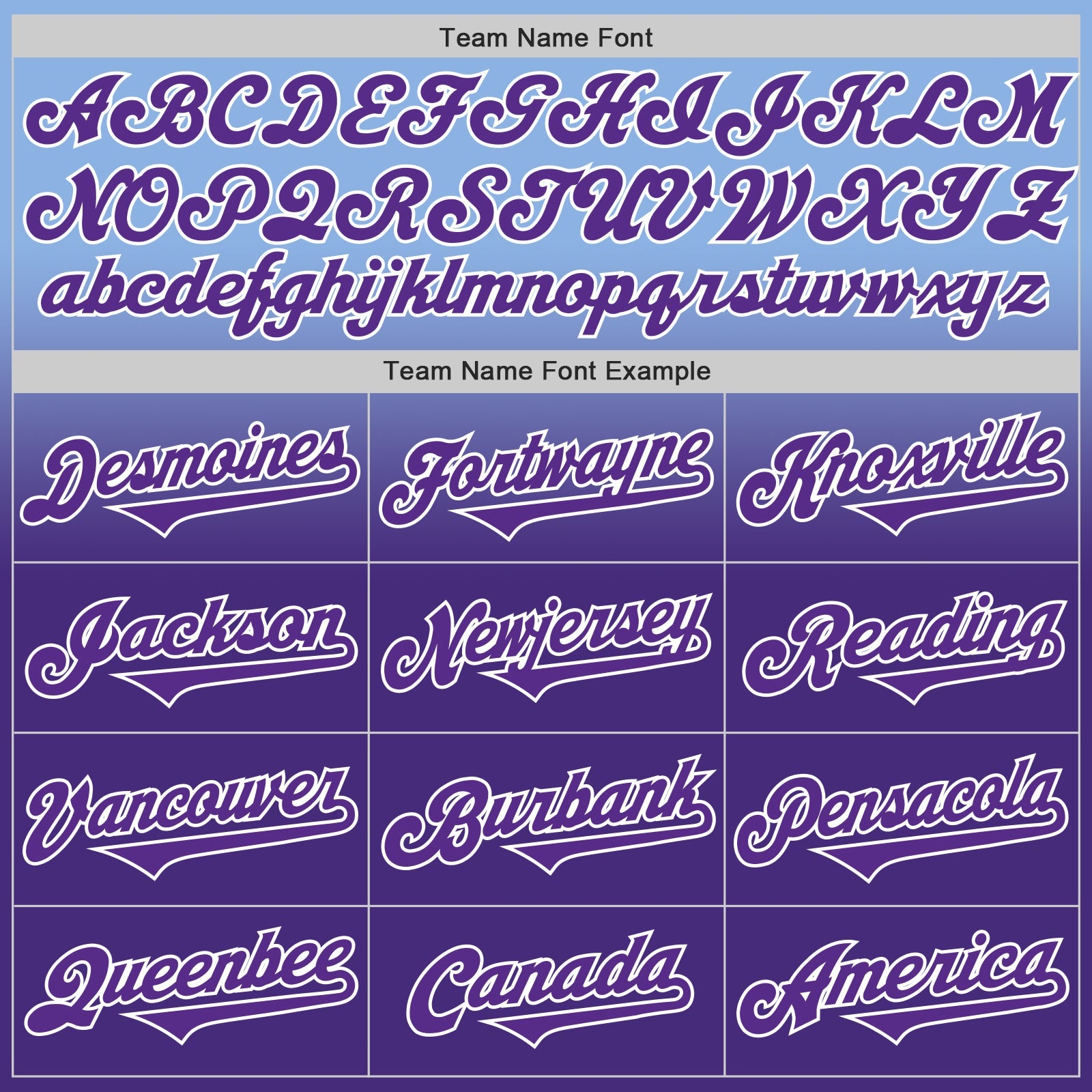 Custom Light Blue Purple-White Authentic Fade Fashion Baseball Jersey view 4