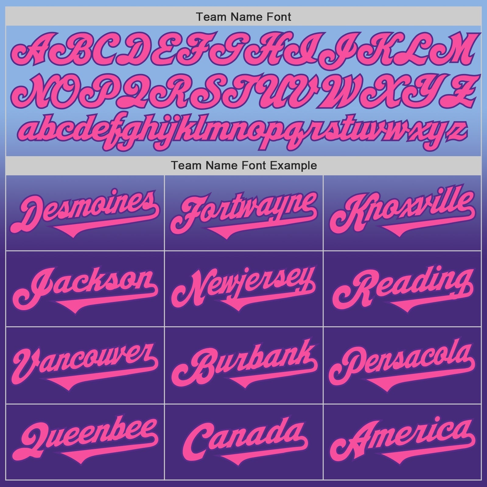 Custom Light Blue Pink-Purple Authentic Fade Fashion Baseball Jersey view 4