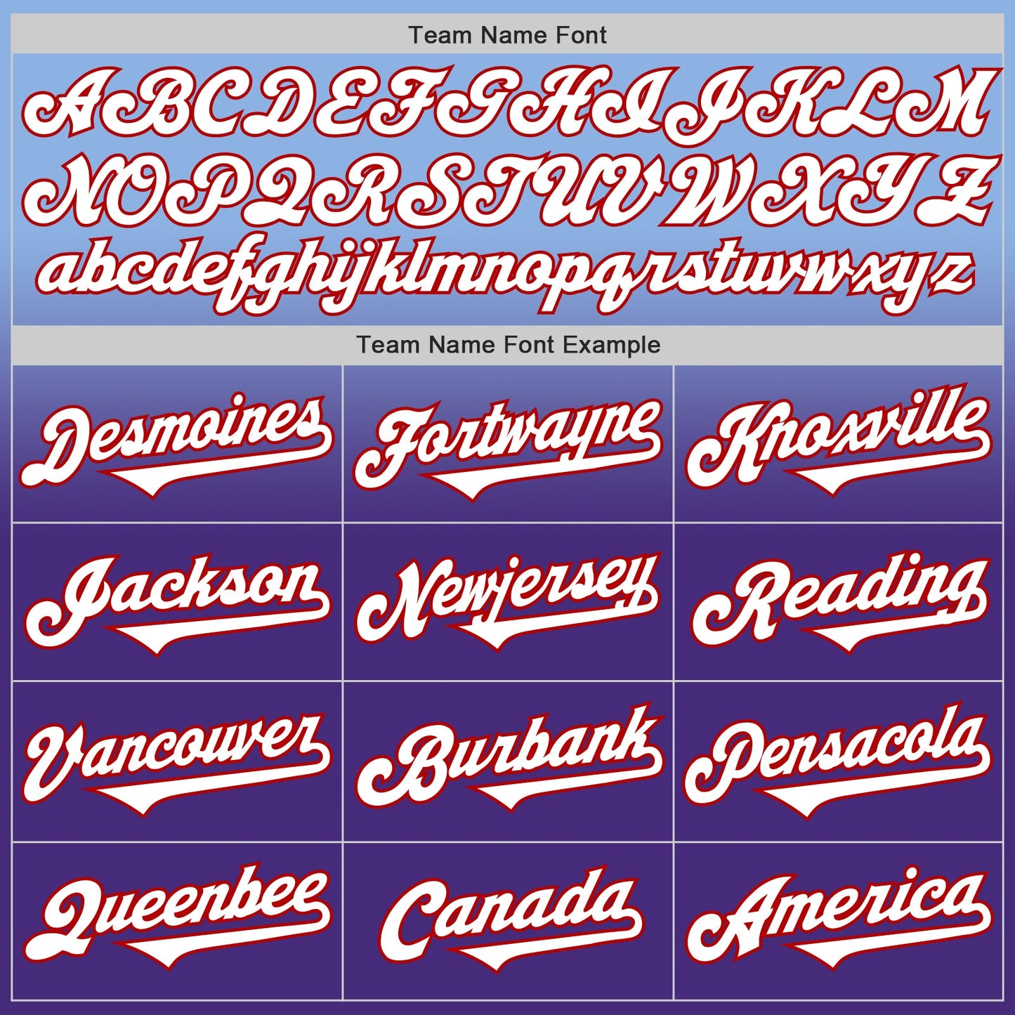 Custom Light Blue White Purple-Red Authentic Fade Fashion Baseball Jersey view 4