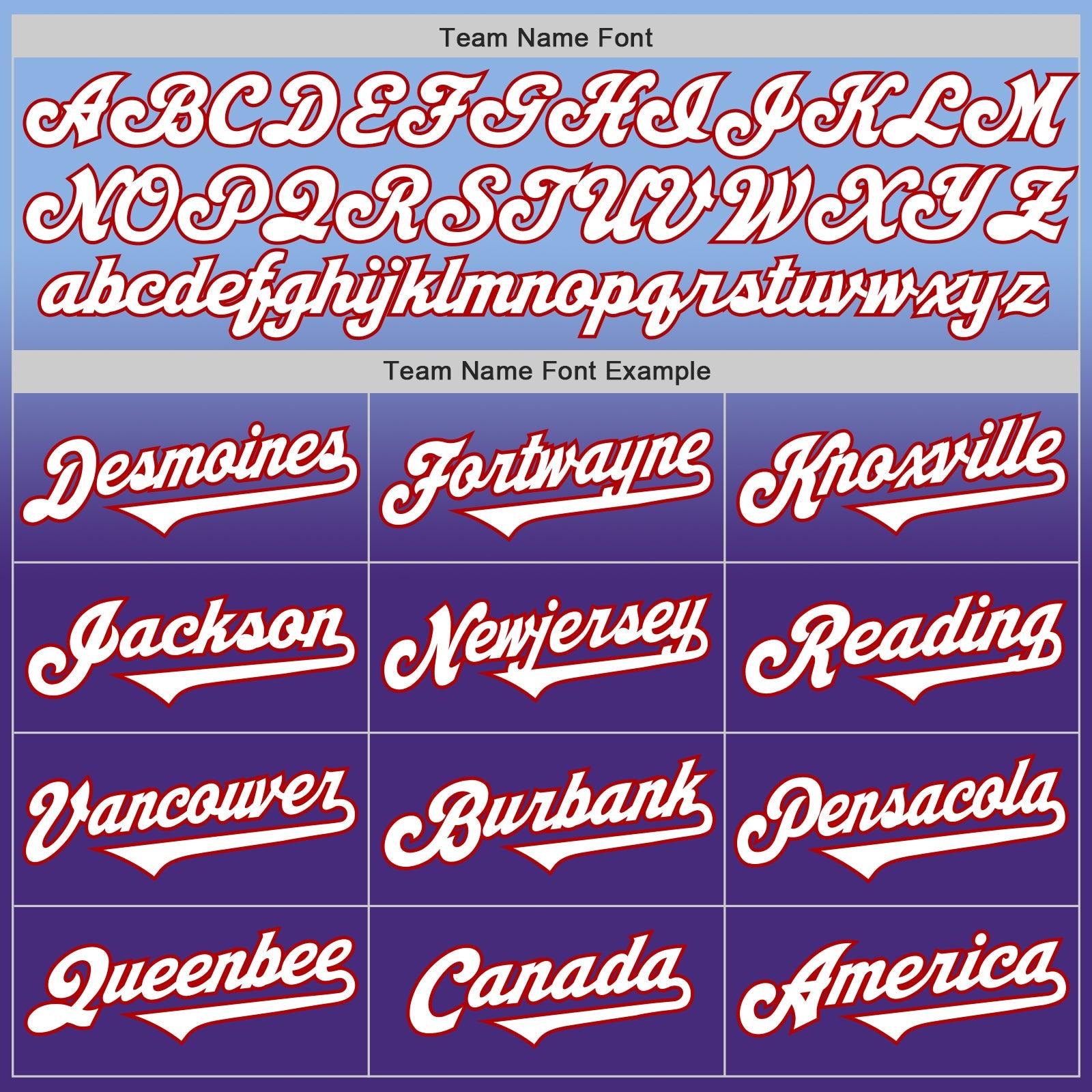 Custom Light Blue White Purple-Red Authentic Fade Fashion Baseball Jersey view 4