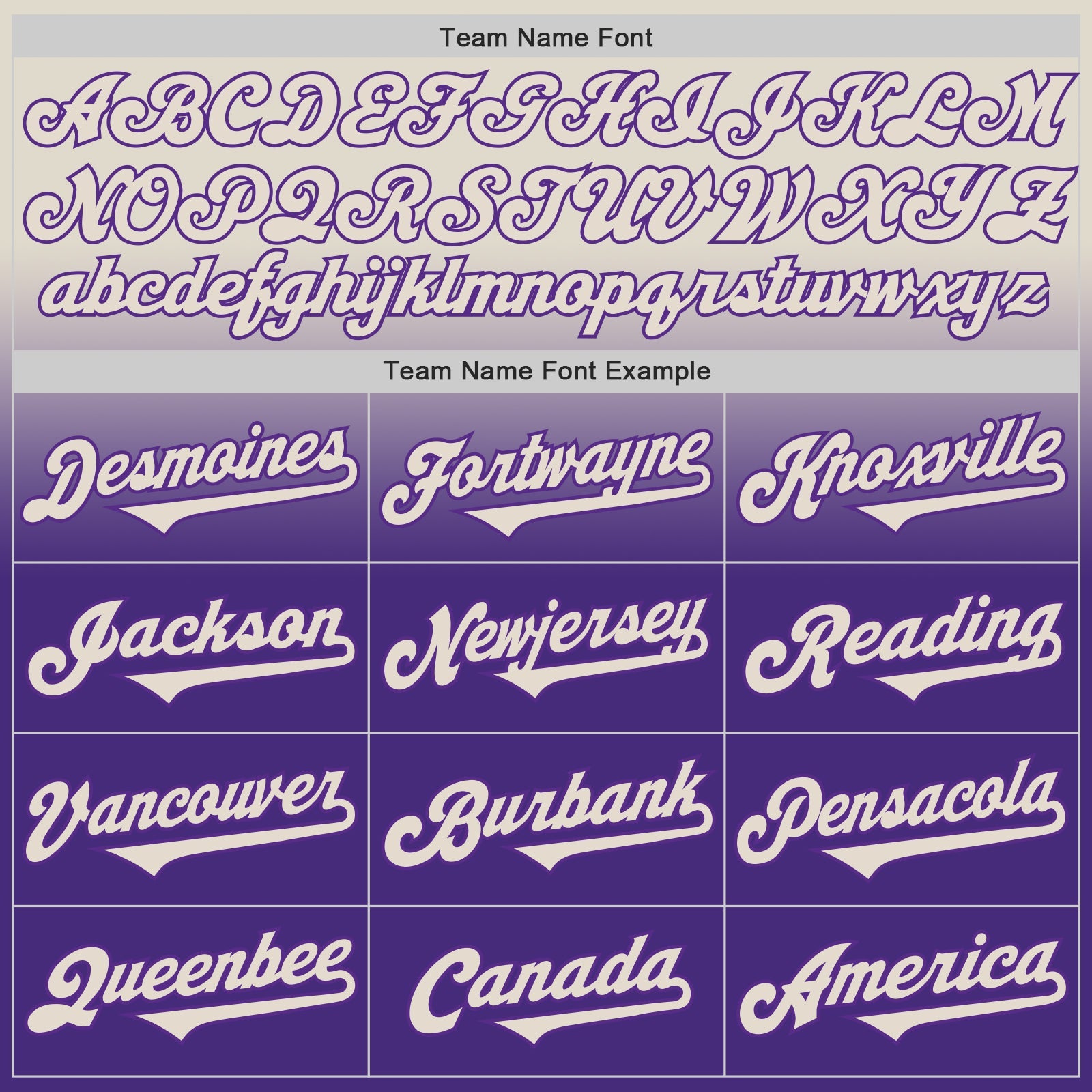 Custom Cream Purple Authentic Fade Fashion Baseball Jersey view 4