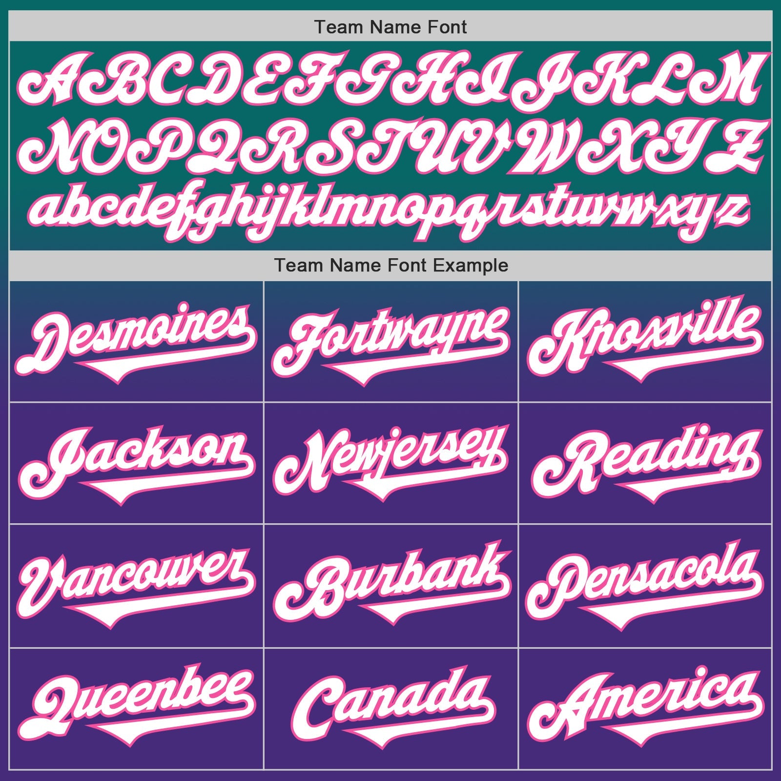 Custom Teal White Purple-Pink Authentic Fade Fashion Baseball Jersey view 4