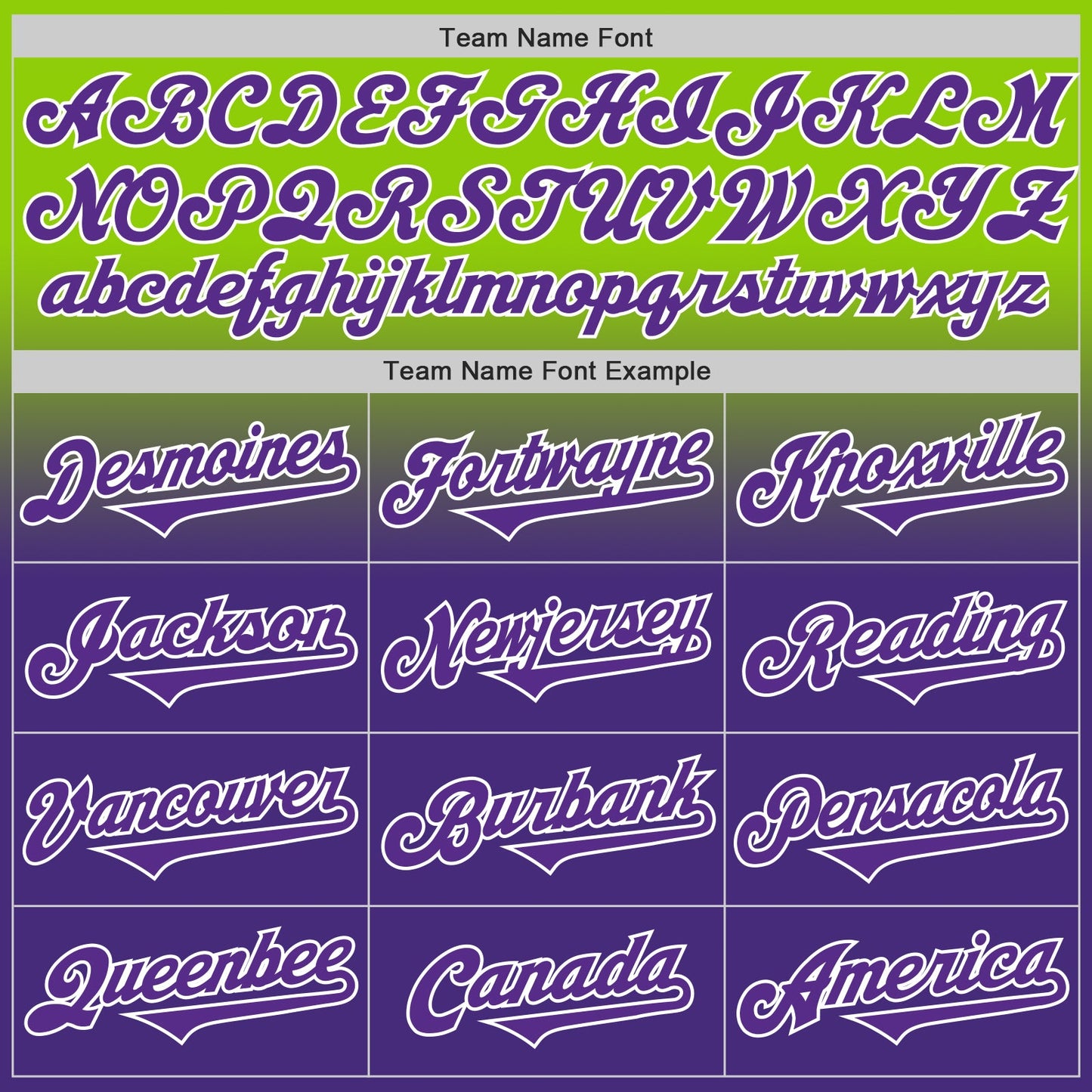 Custom Neon Green Purple-White Authentic Fade Fashion Baseball Jersey view 4