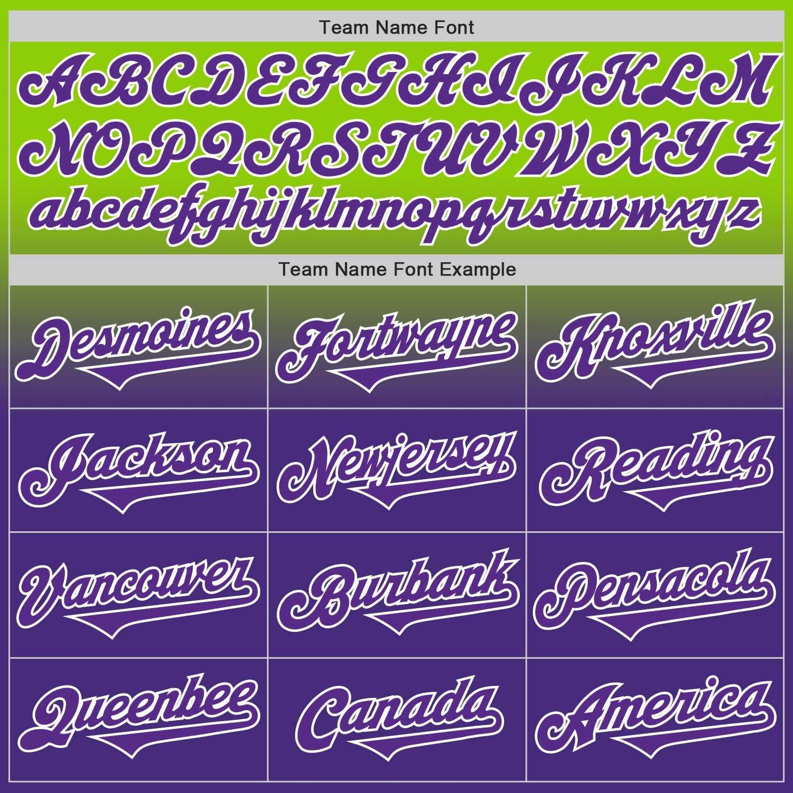 Custom Neon Green Purple-White Authentic Fade Fashion Baseball Jersey view 4