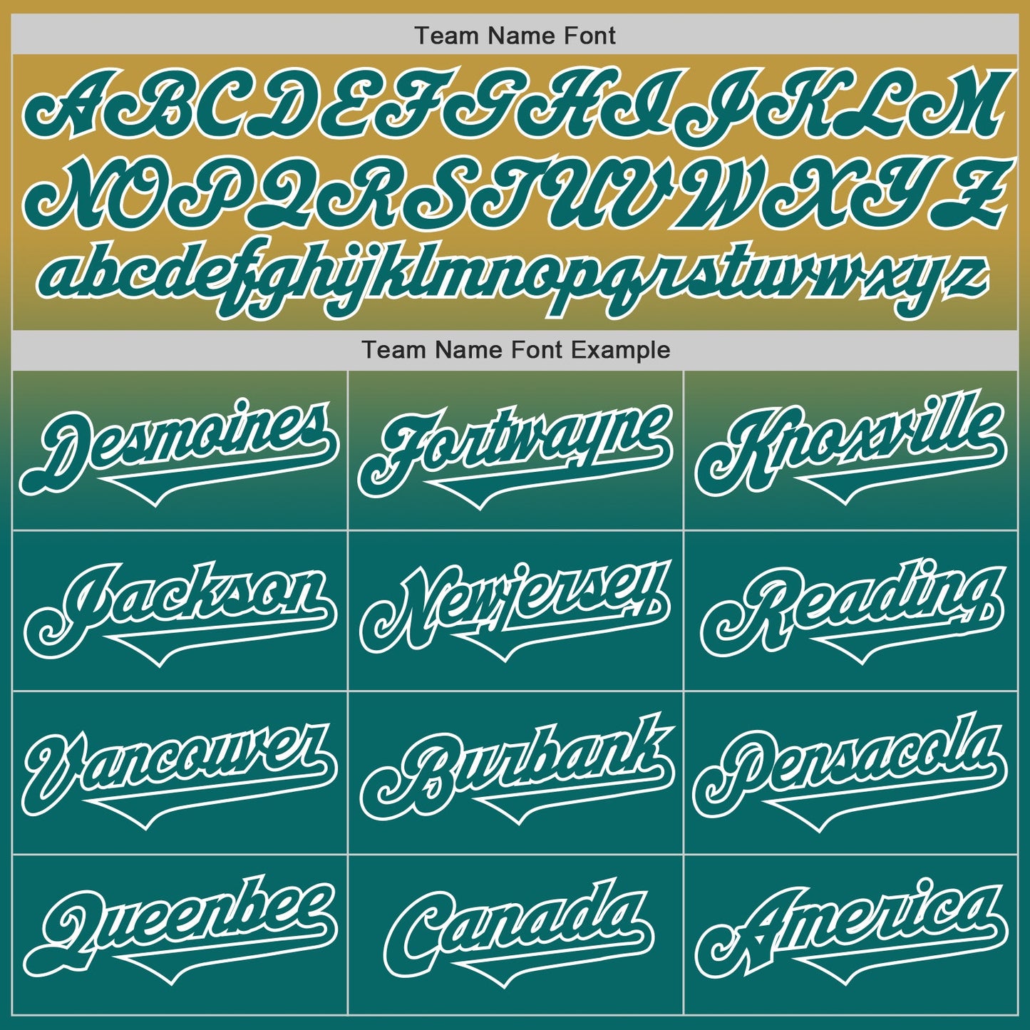 Custom Old Gold Teal-White Authentic Fade Fashion Baseball Jersey view 4