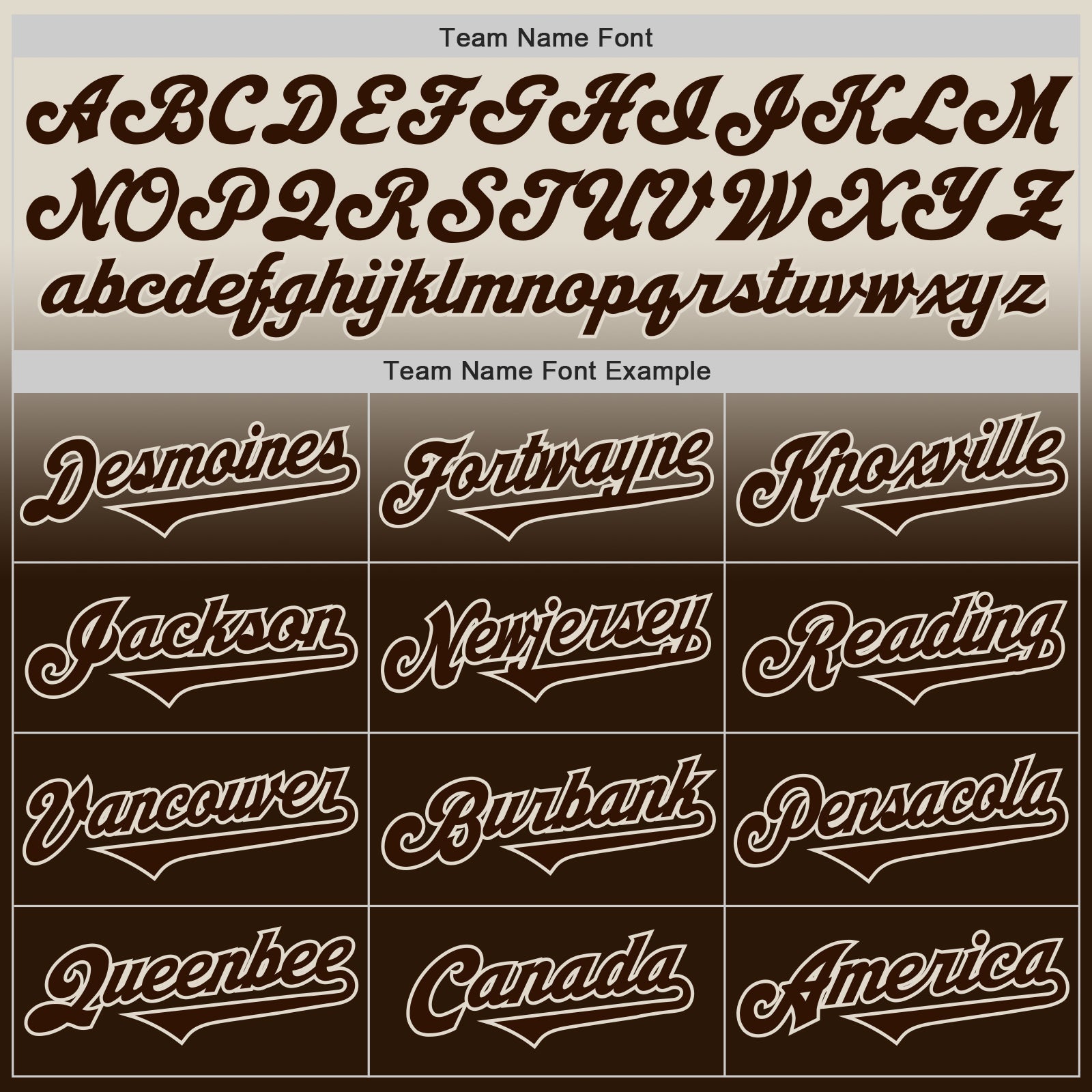 Custom Cream Brown Authentic Fade Fashion Baseball Jersey view 4