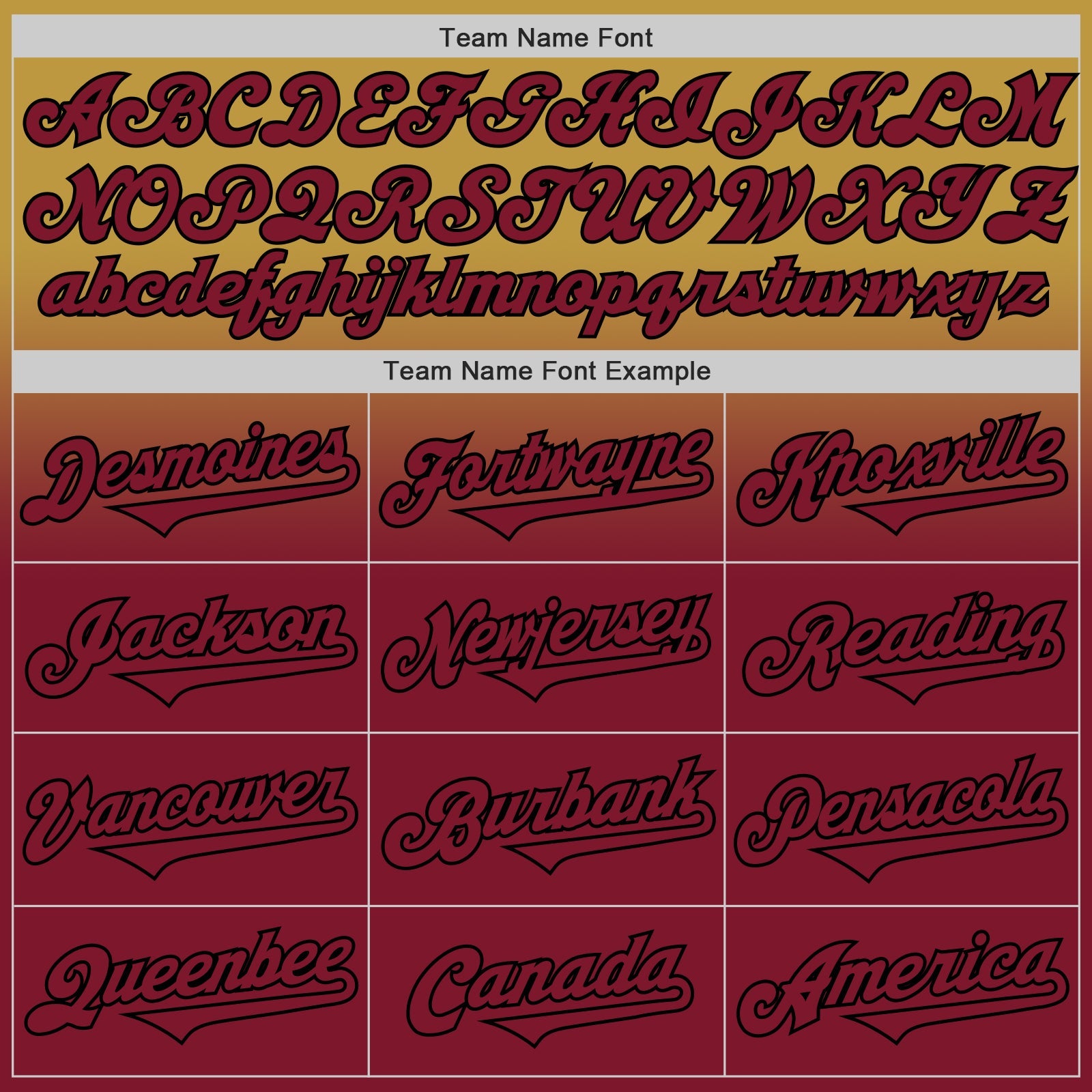 Custom Old Gold Crimson-Black Authentic Fade Fashion Baseball Jersey view 4