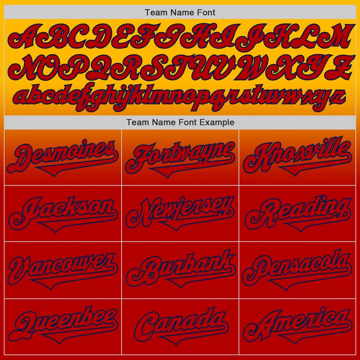 Custom Gold Red-Navy Authentic Fade Fashion Baseball Jersey view 4