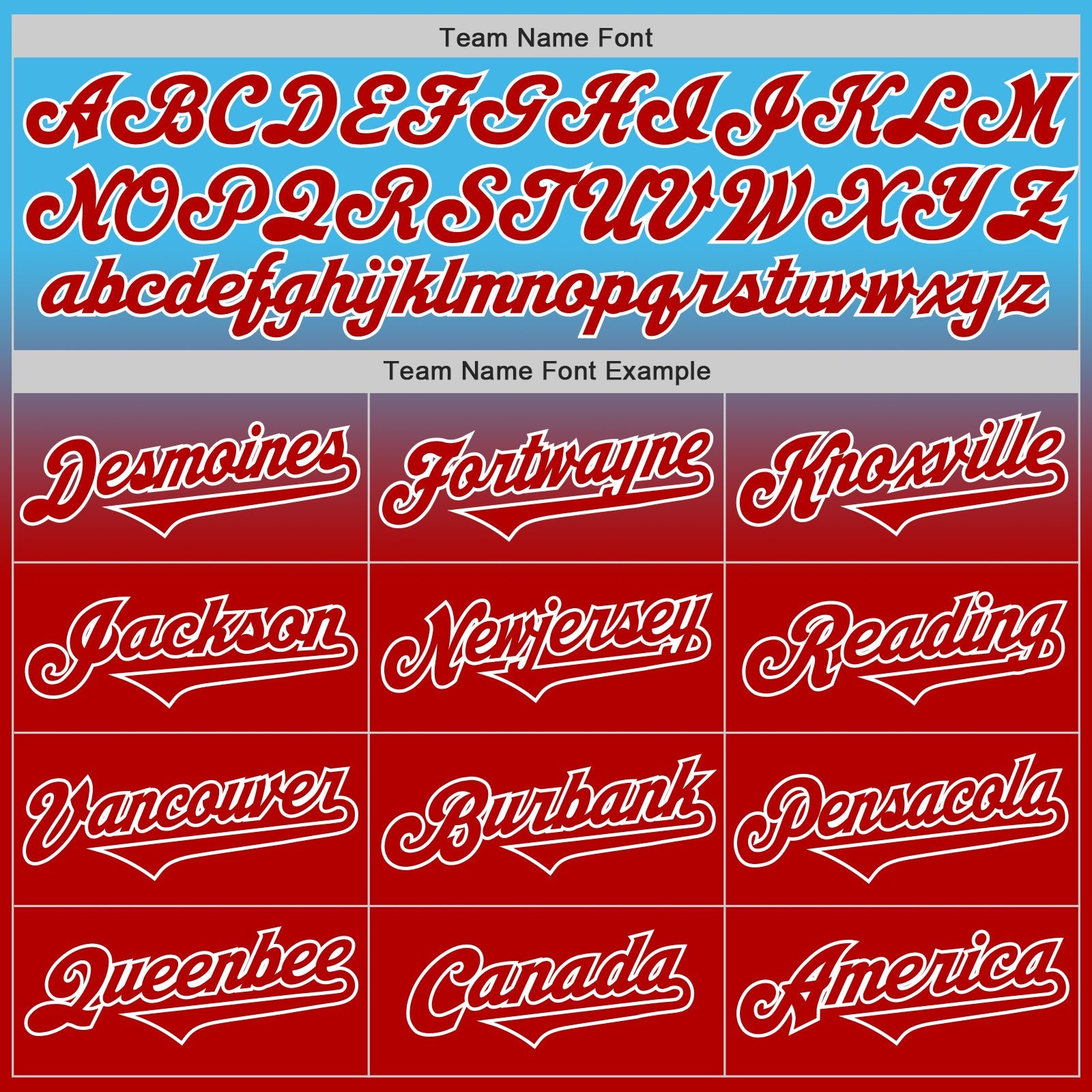 Custom Sky Blue Red-White Authentic Fade Fashion Baseball Jersey view 4