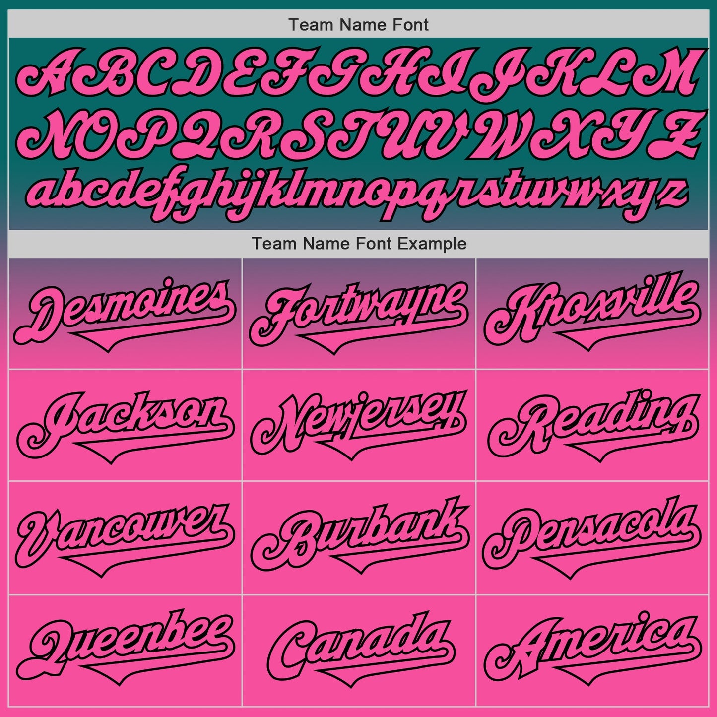 Custom Teal Pink-Black Authentic Fade Fashion Baseball Jersey view 4