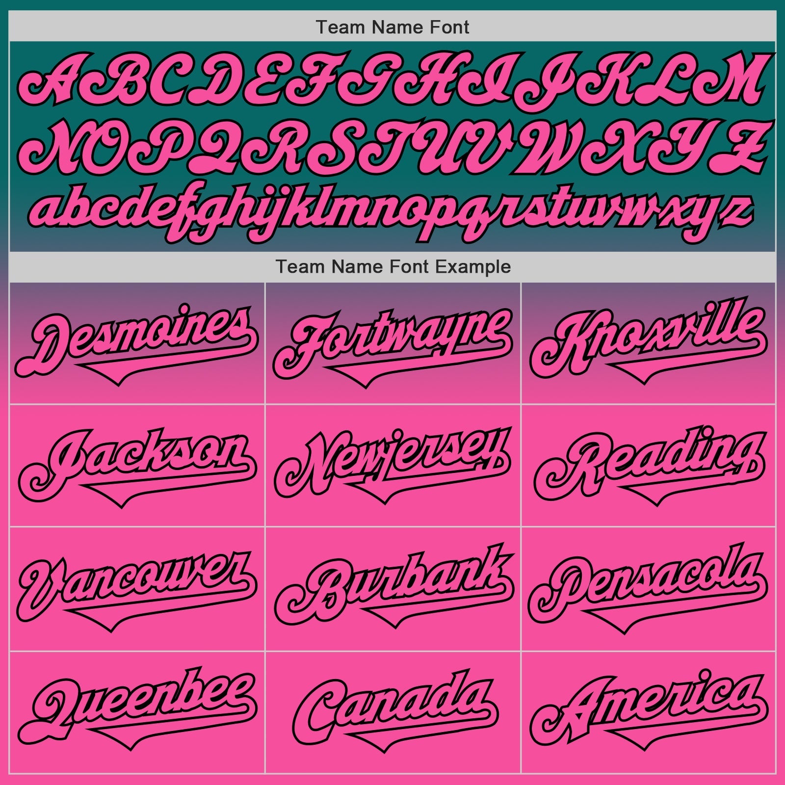 Custom Teal Pink-Black Authentic Fade Fashion Baseball Jersey view 4