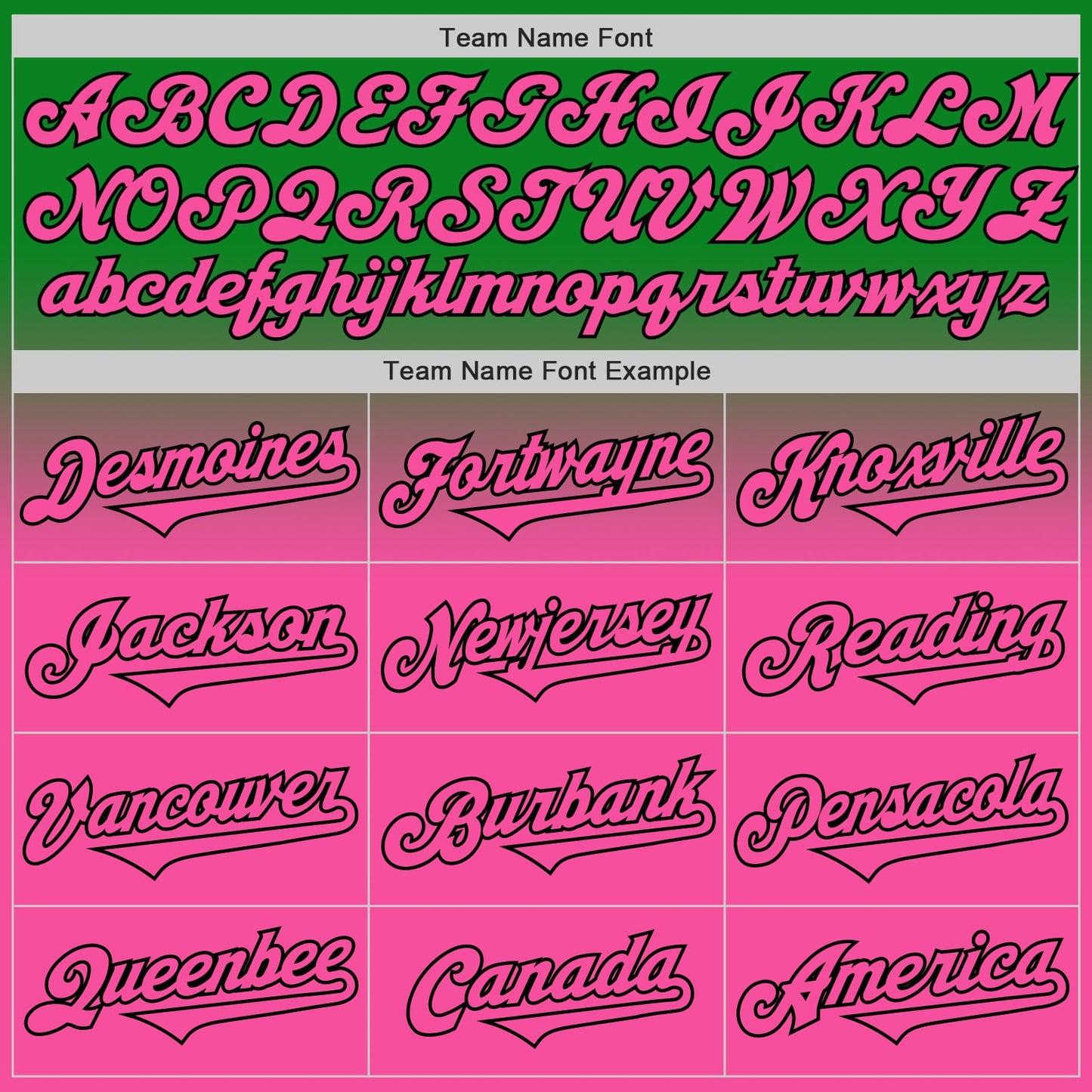 Custom Grass Green Pink-Black Authentic Fade Fashion Baseball Jersey view 4