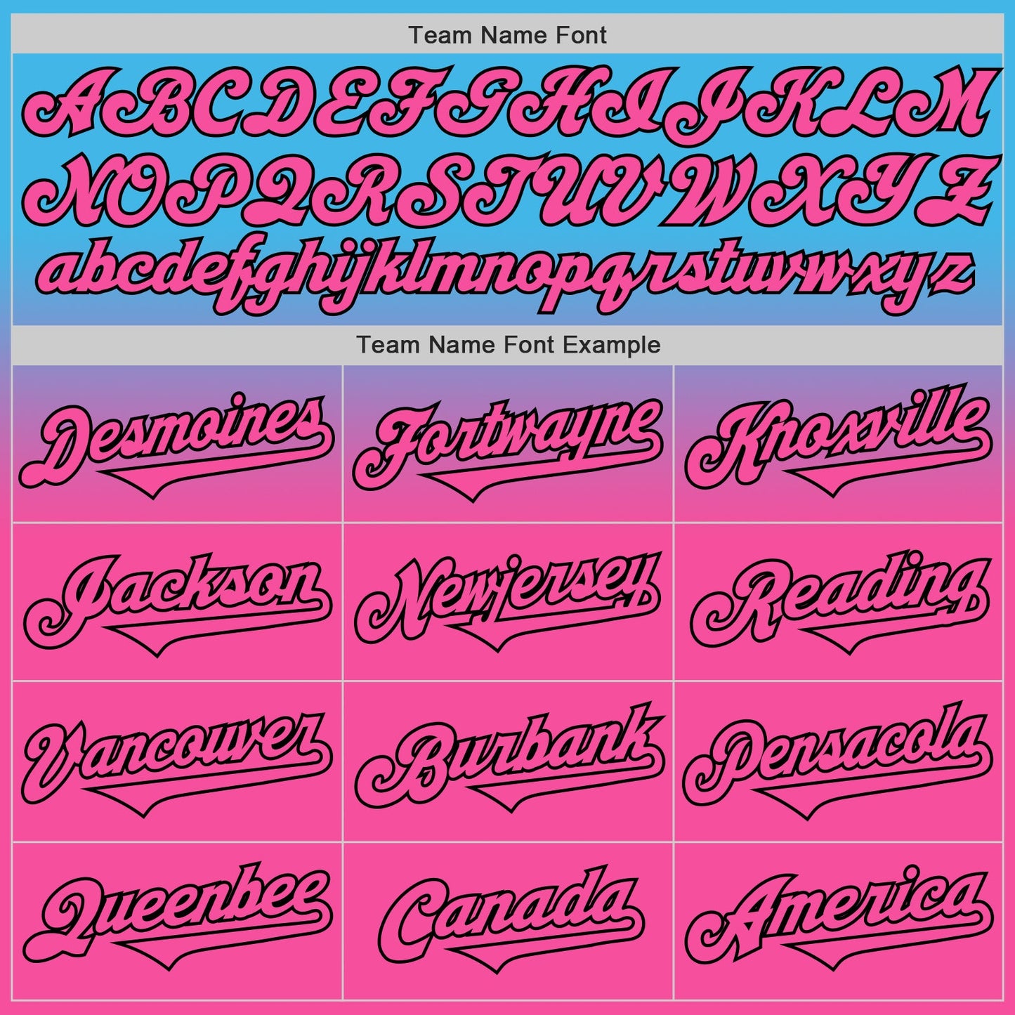 Custom Sky Blue Pink-Black Authentic Fade Fashion Baseball Jersey view 4