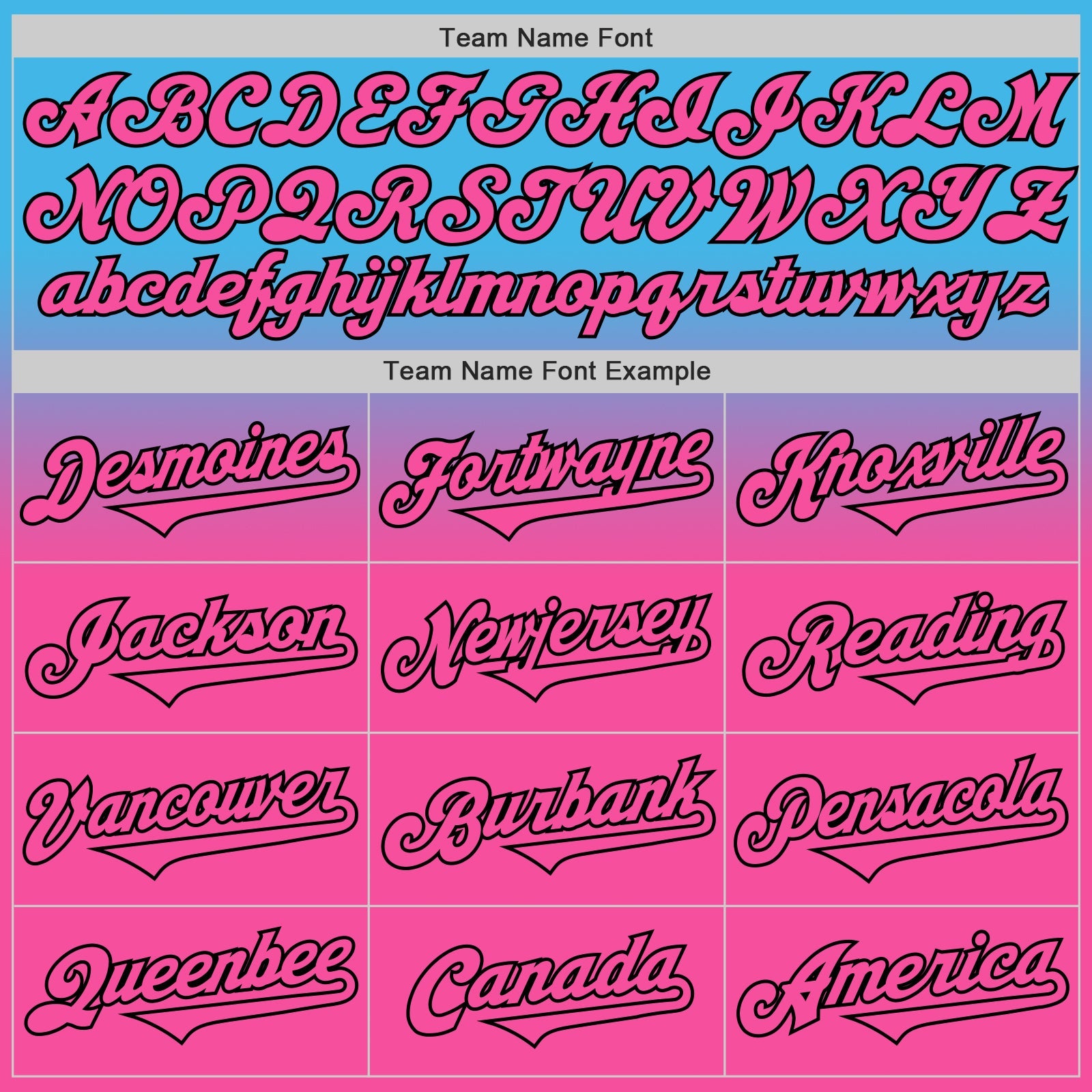 Custom Sky Blue Pink-Black Authentic Fade Fashion Baseball Jersey view 4