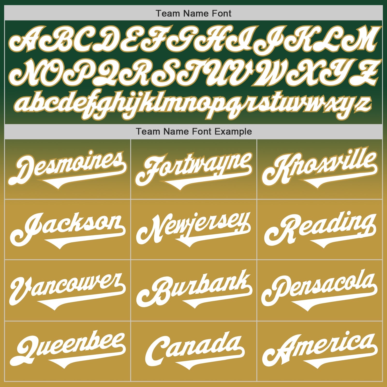 Custom Green White-Old Gold Authentic Fade Fashion Baseball Jersey view 4