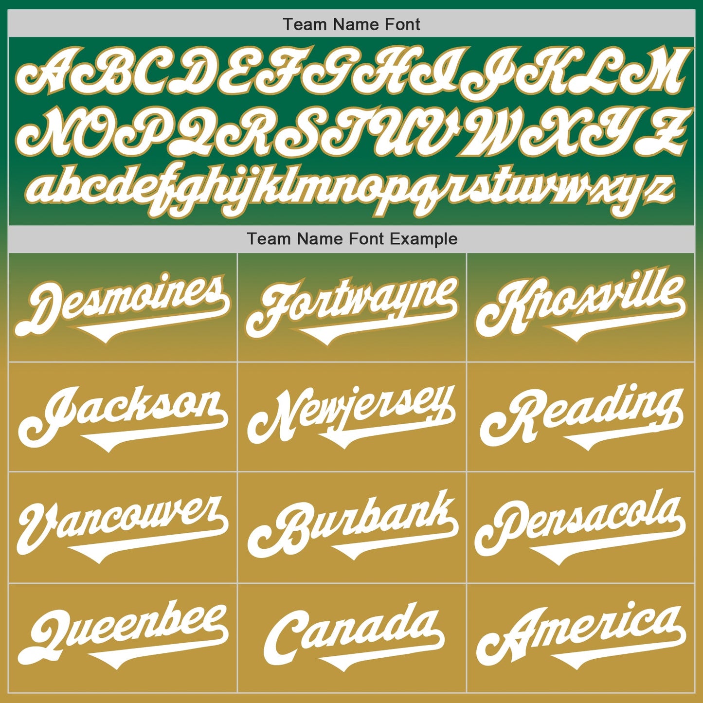 Custom Kelly Green White-Old Gold Authentic Fade Fashion Baseball Jersey view 4