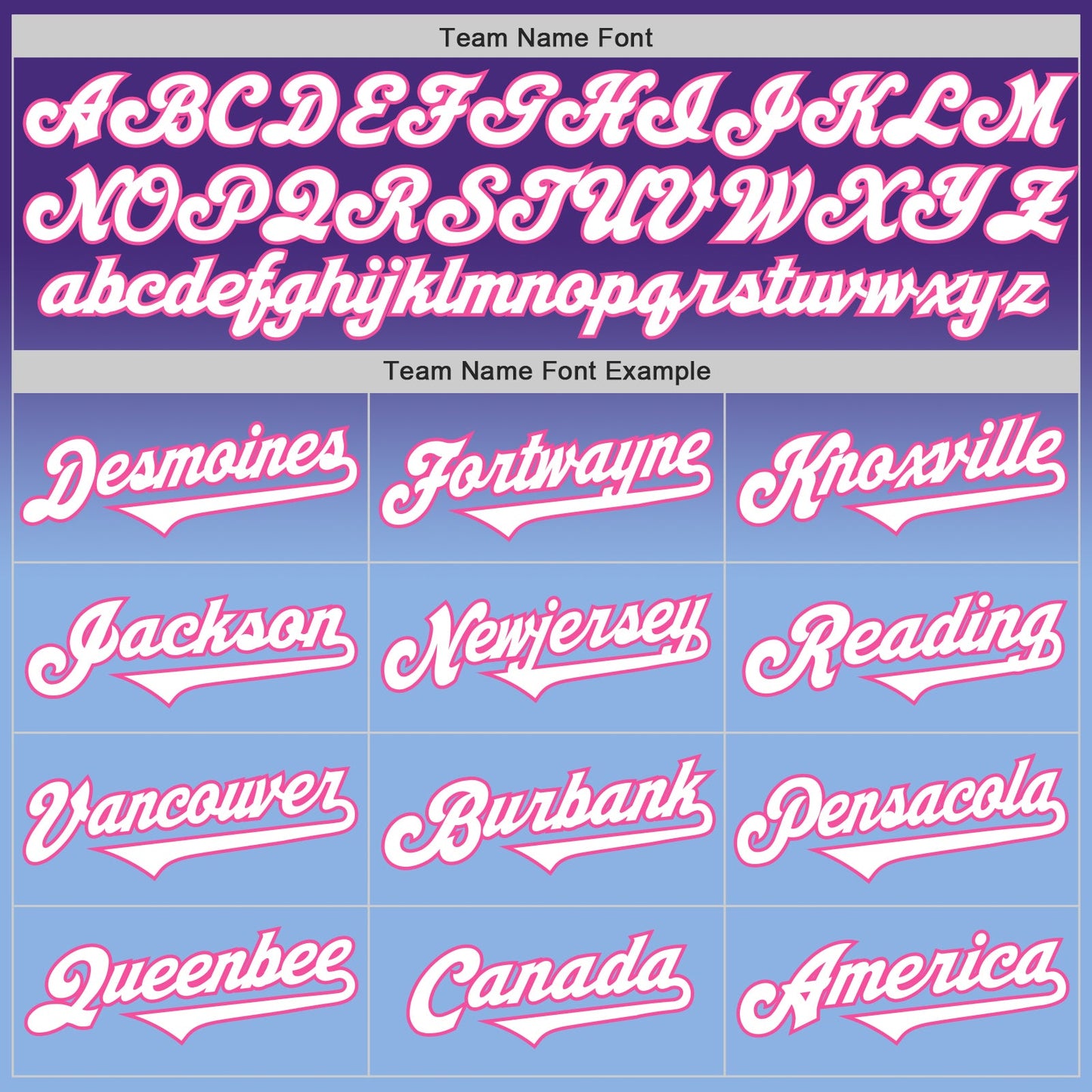 Custom Purple White Light Blue-Pink Authentic Fade Fashion Baseball Jersey view 4