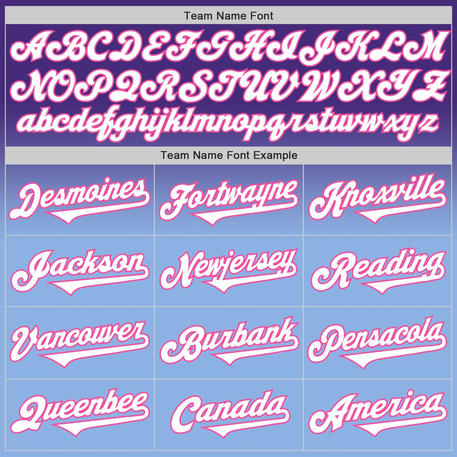 Custom Purple White Light Blue-Pink Authentic Fade Fashion Baseball Jersey view 4