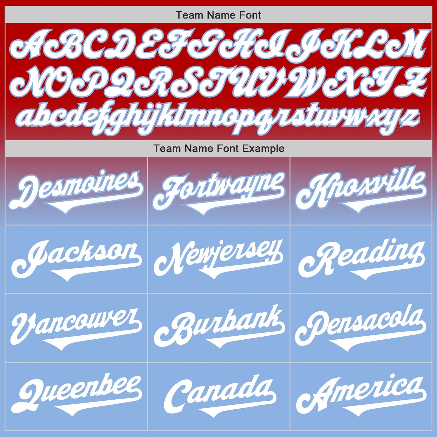 Custom Red White-Light Blue Authentic Fade Fashion Baseball Jersey view 4