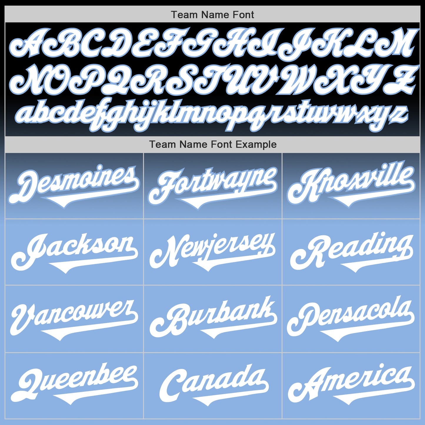 Custom Black White-Light Blue Authentic Fade Fashion Baseball Jersey view 4