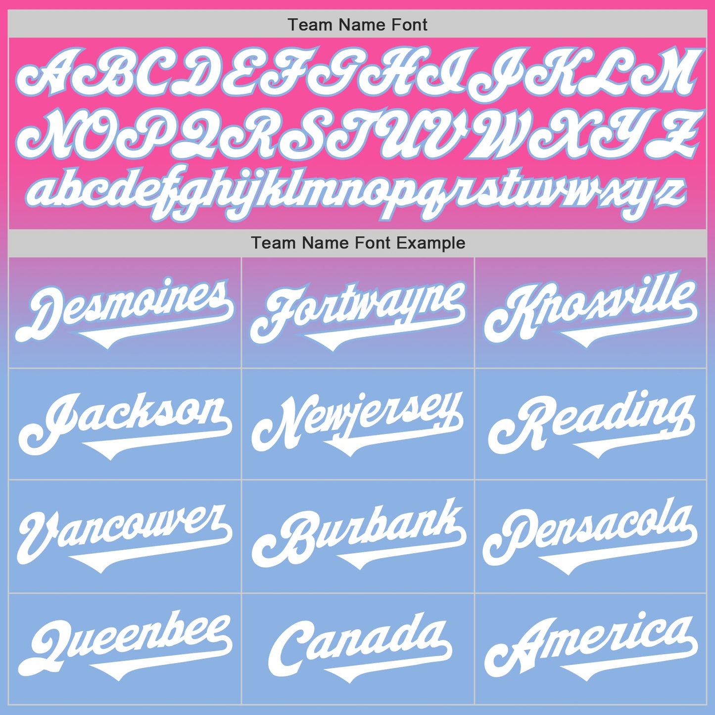 Custom Pink White-Light Blue Authentic Fade Fashion Baseball Jersey view 4