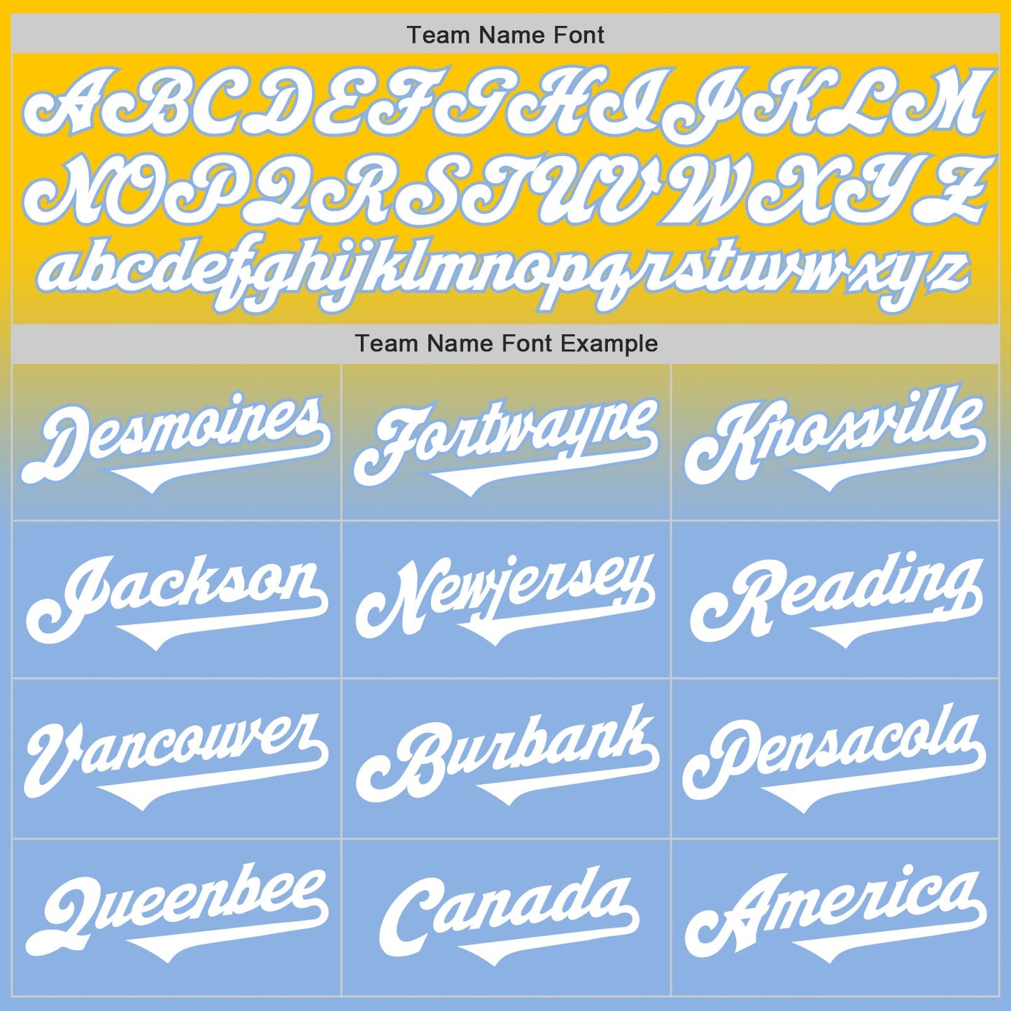 Custom Yellow White-Light Blue Authentic Fade Fashion Baseball Jersey view 4