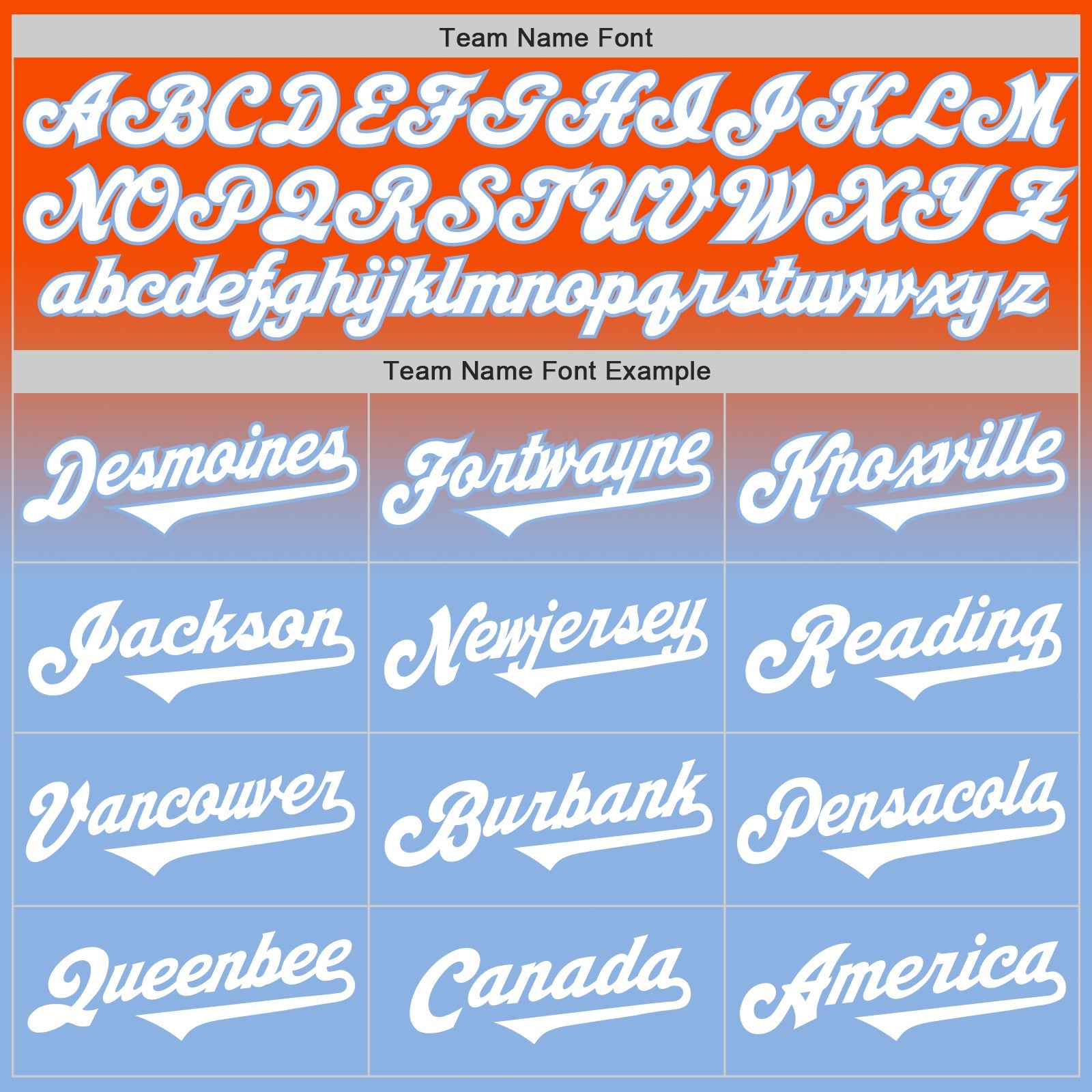 Custom Orange White-Light Blue Authentic Fade Fashion Baseball Jersey view 4