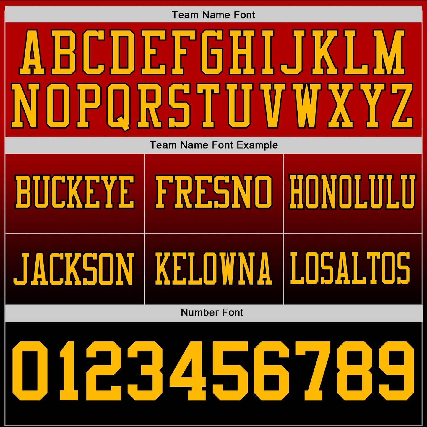 Custom Red Gold-Black Authentic Fade Fashion Football Jersey view 3