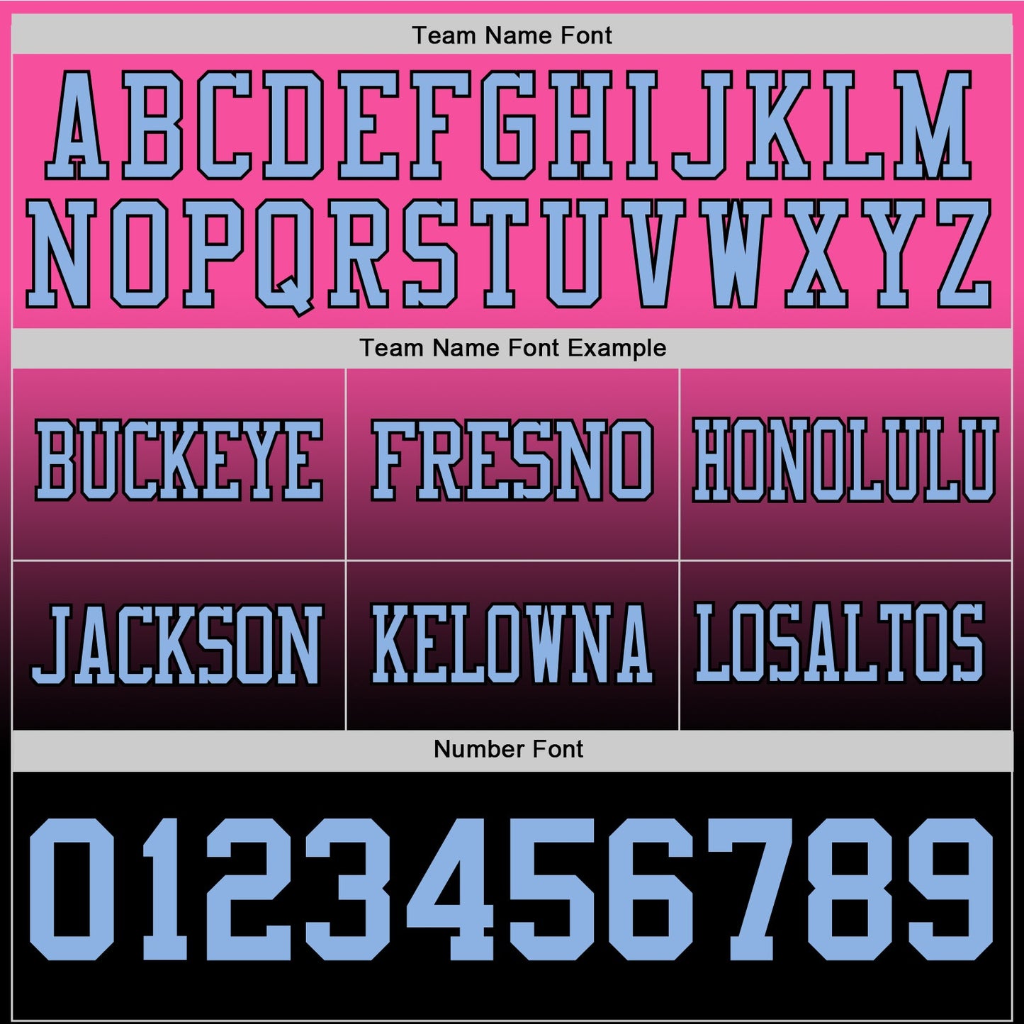 Custom Pink Light Blue-Black Authentic Fade Fashion Football Jersey view 3