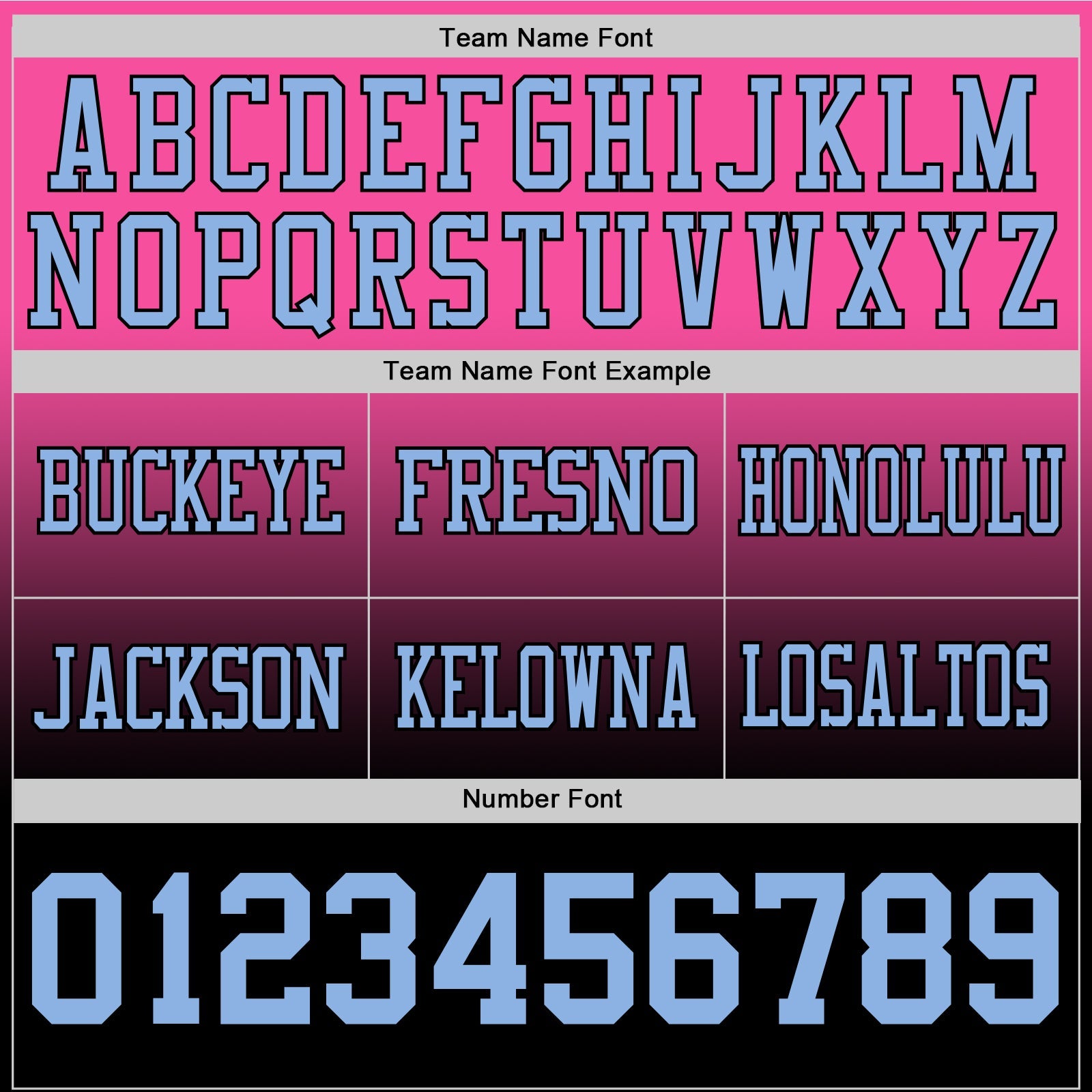 Custom Pink Light Blue-Black Authentic Fade Fashion Football Jersey view 3