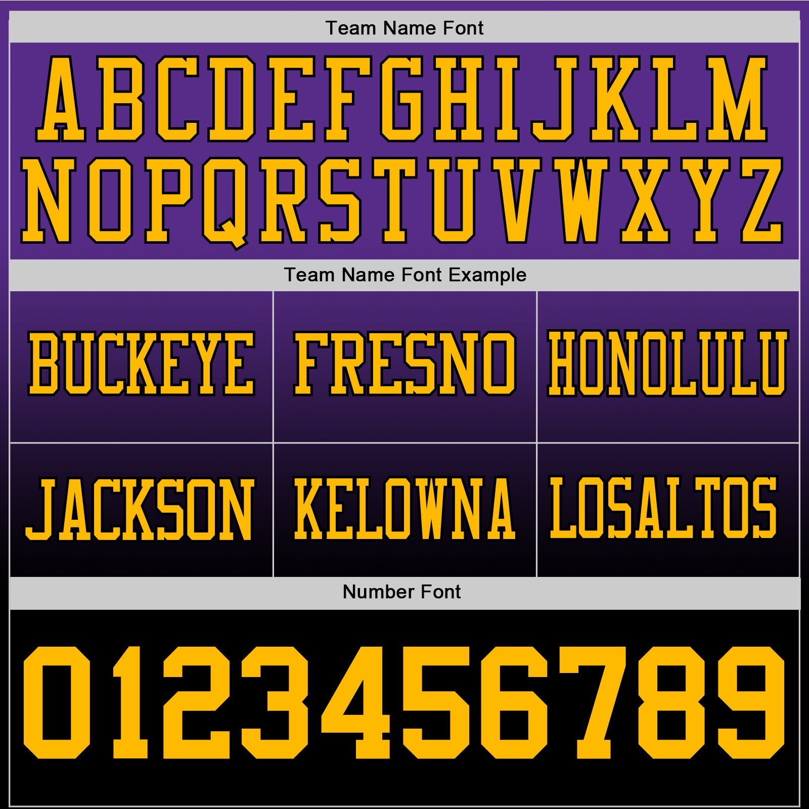 Custom Purple Gold-Black Authentic Fade Fashion Football Jersey view 3