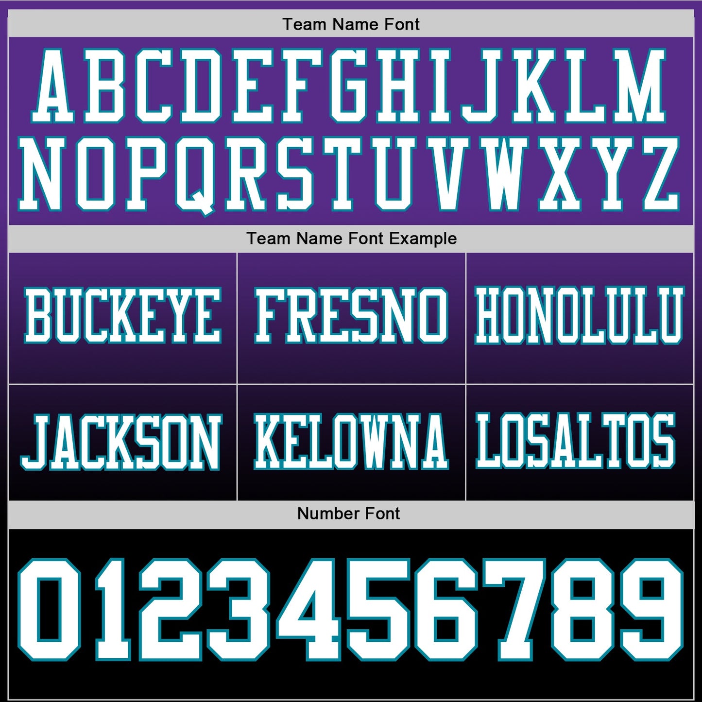 Custom Purple White Black-Teal Authentic Fade Fashion Football Jersey view 3