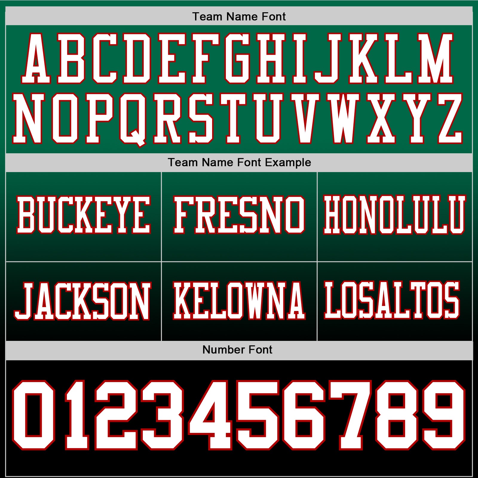 Custom Kelly Green White Black-Red Authentic Fade Fashion Football Jersey view 3