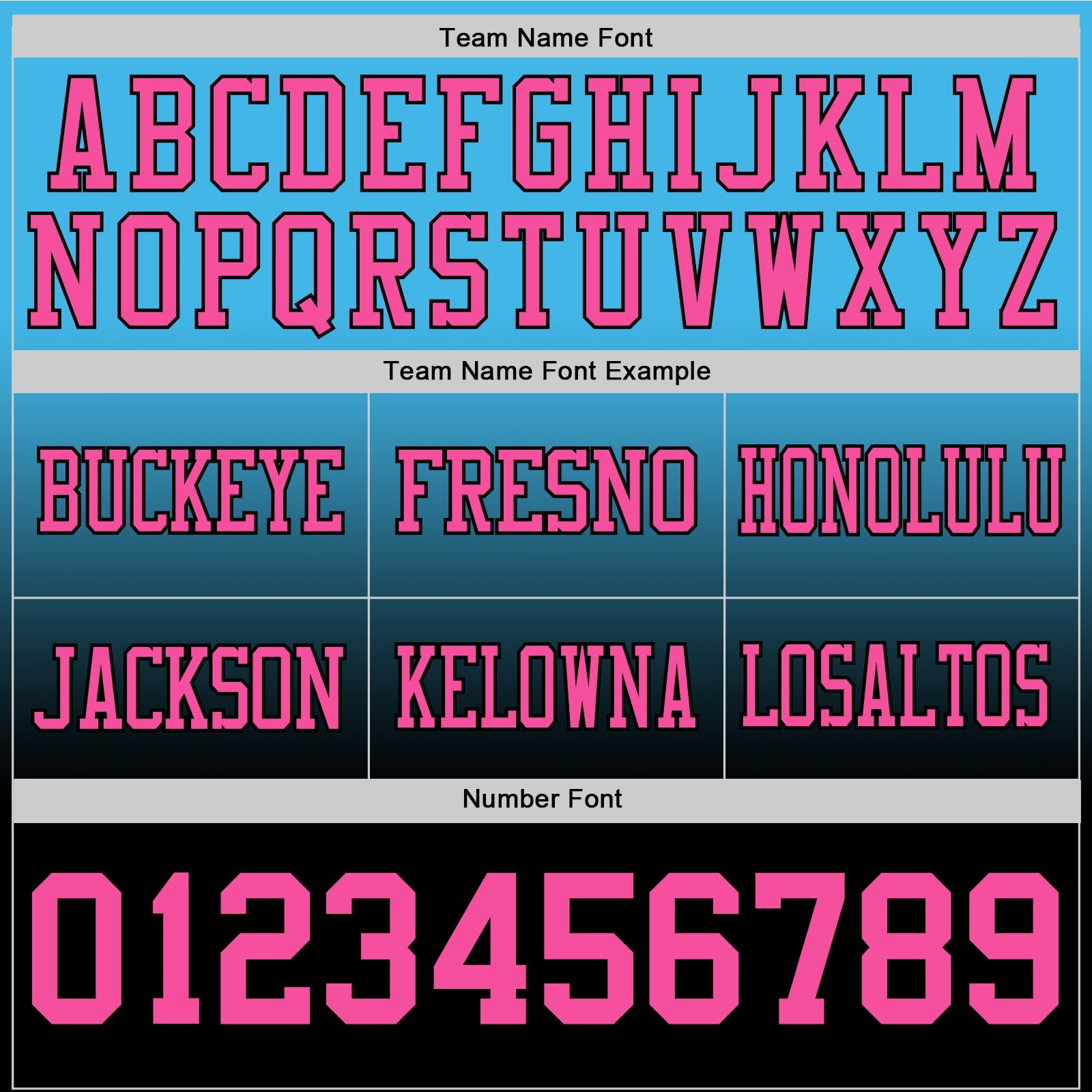 Custom Sky Blue Pink-Black Authentic Fade Fashion Football Jersey view 3