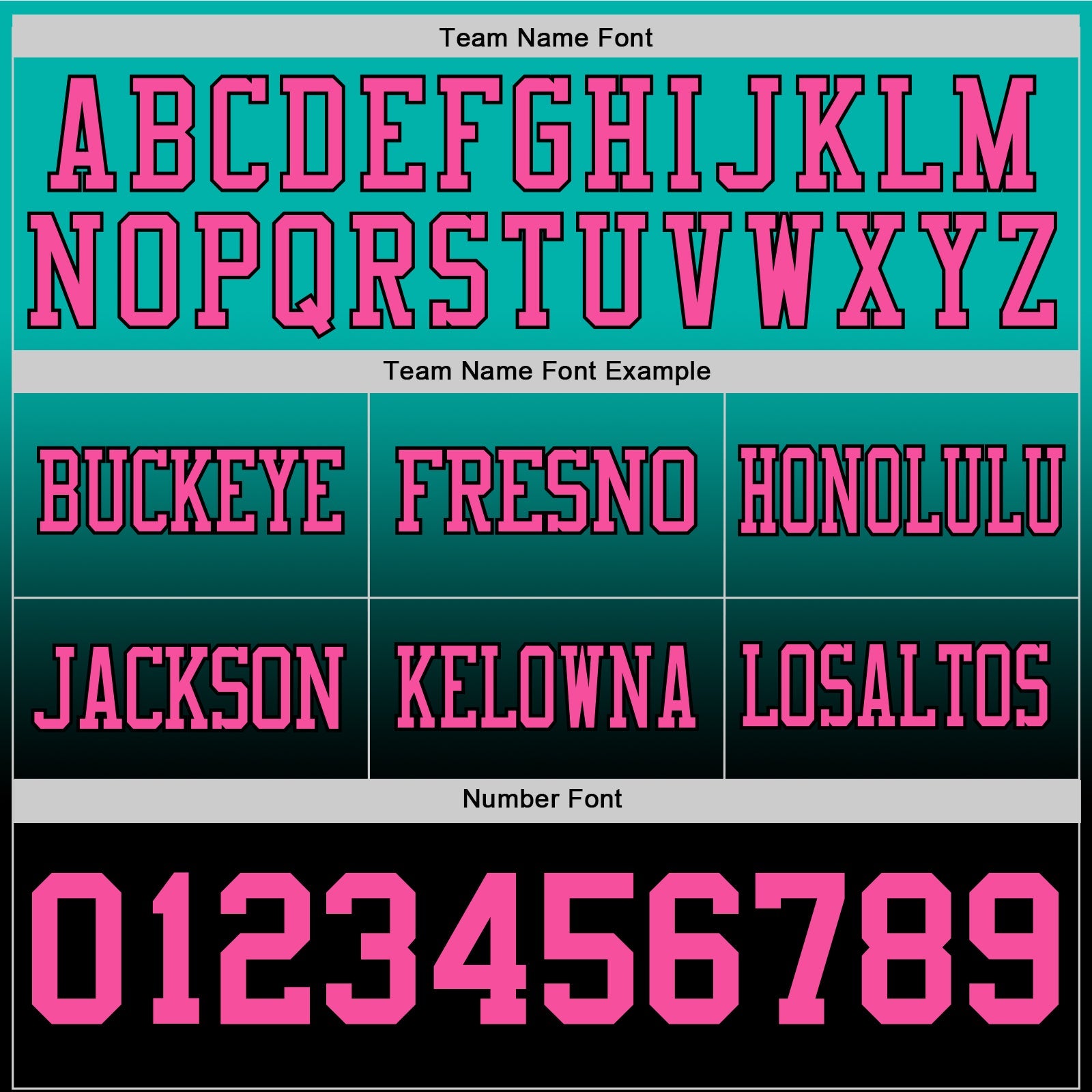 Custom Aqua Pink-Black Authentic Fade Fashion Football Jersey view 3