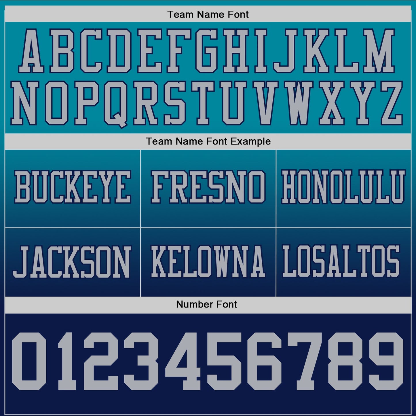 Custom Teal Gray-Navy Authentic Fade Fashion Football Jersey view 3