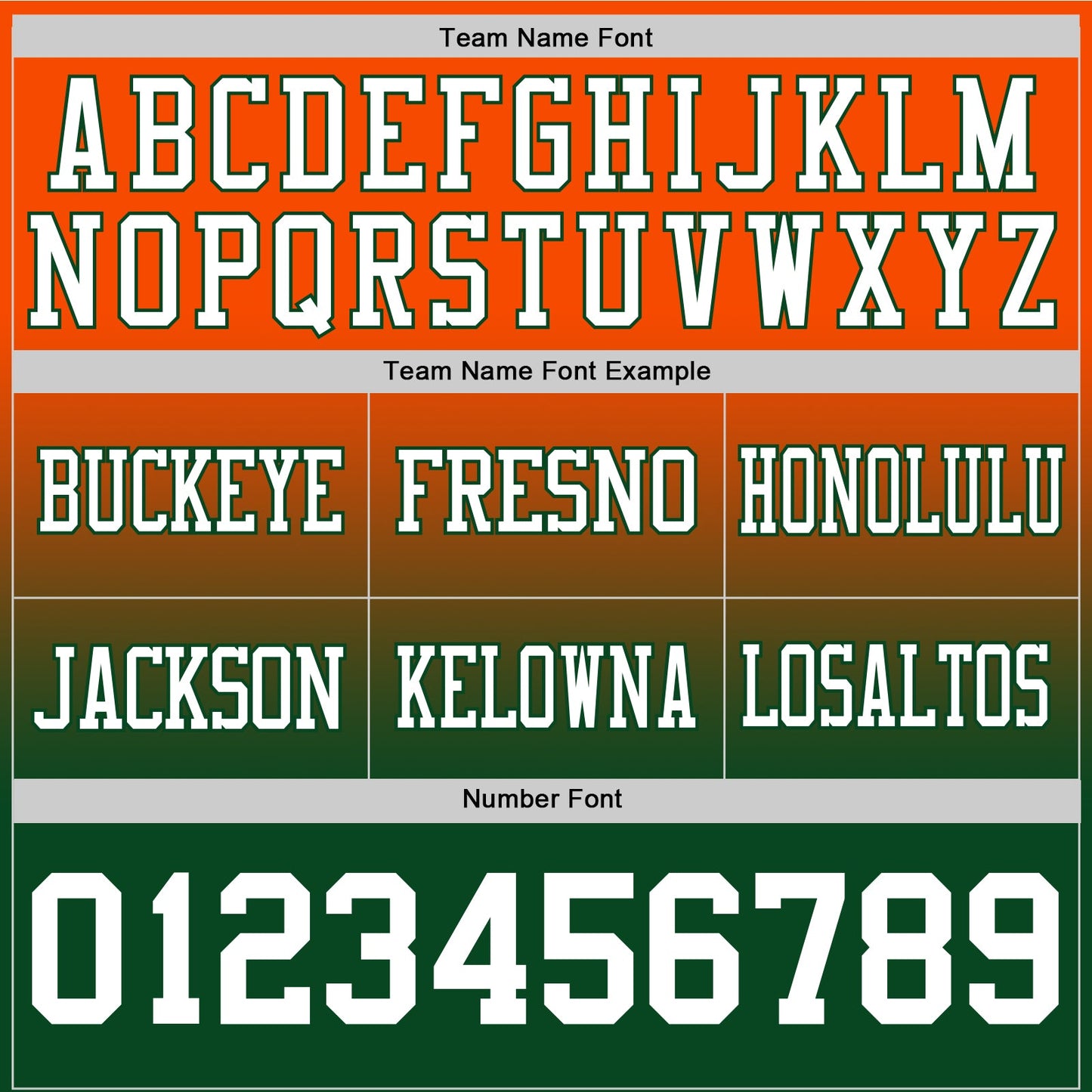 Custom Orange White-Green Authentic Fade Fashion Football Jersey view 3