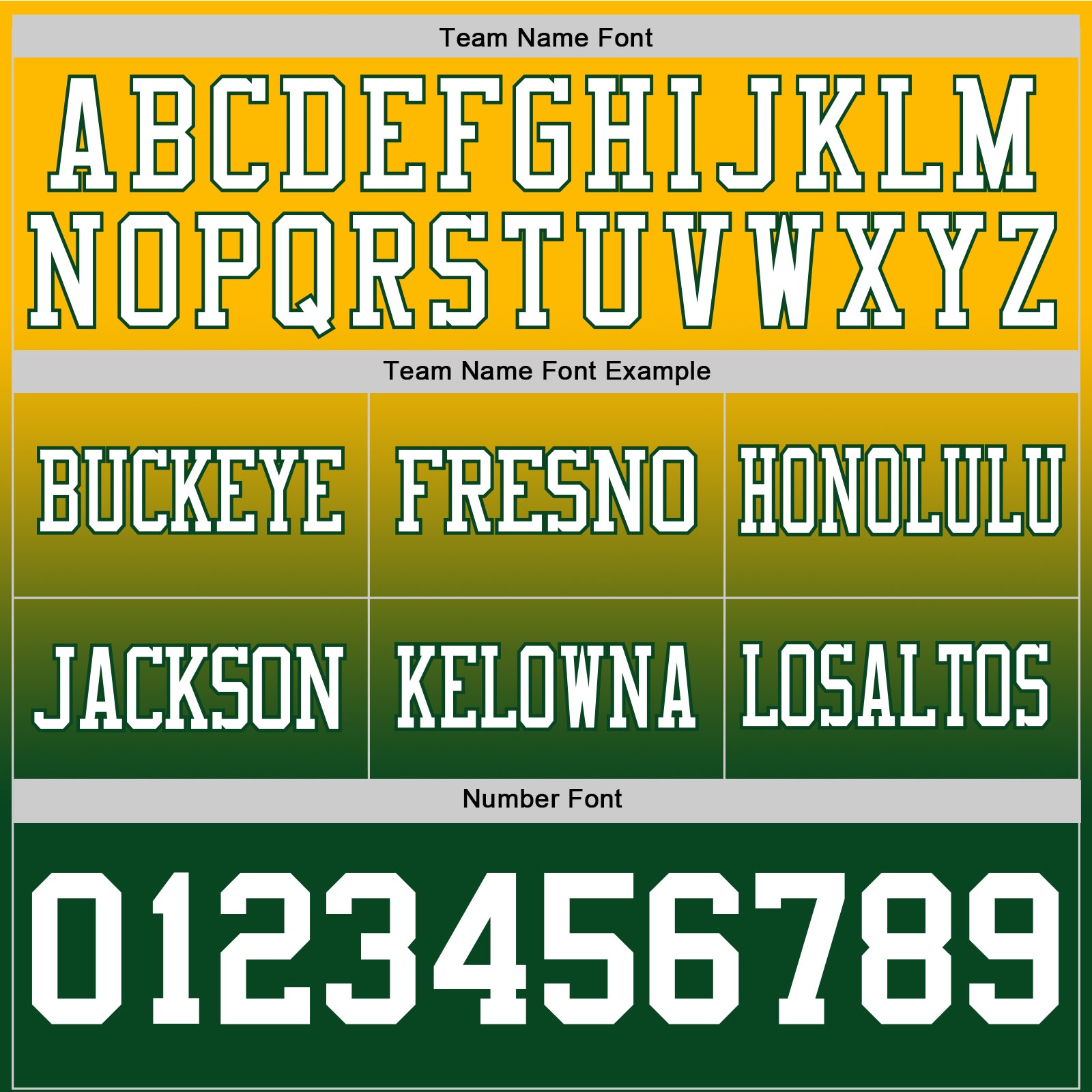 Custom Gold White-Green Authentic Fade Fashion Football Jersey view 3
